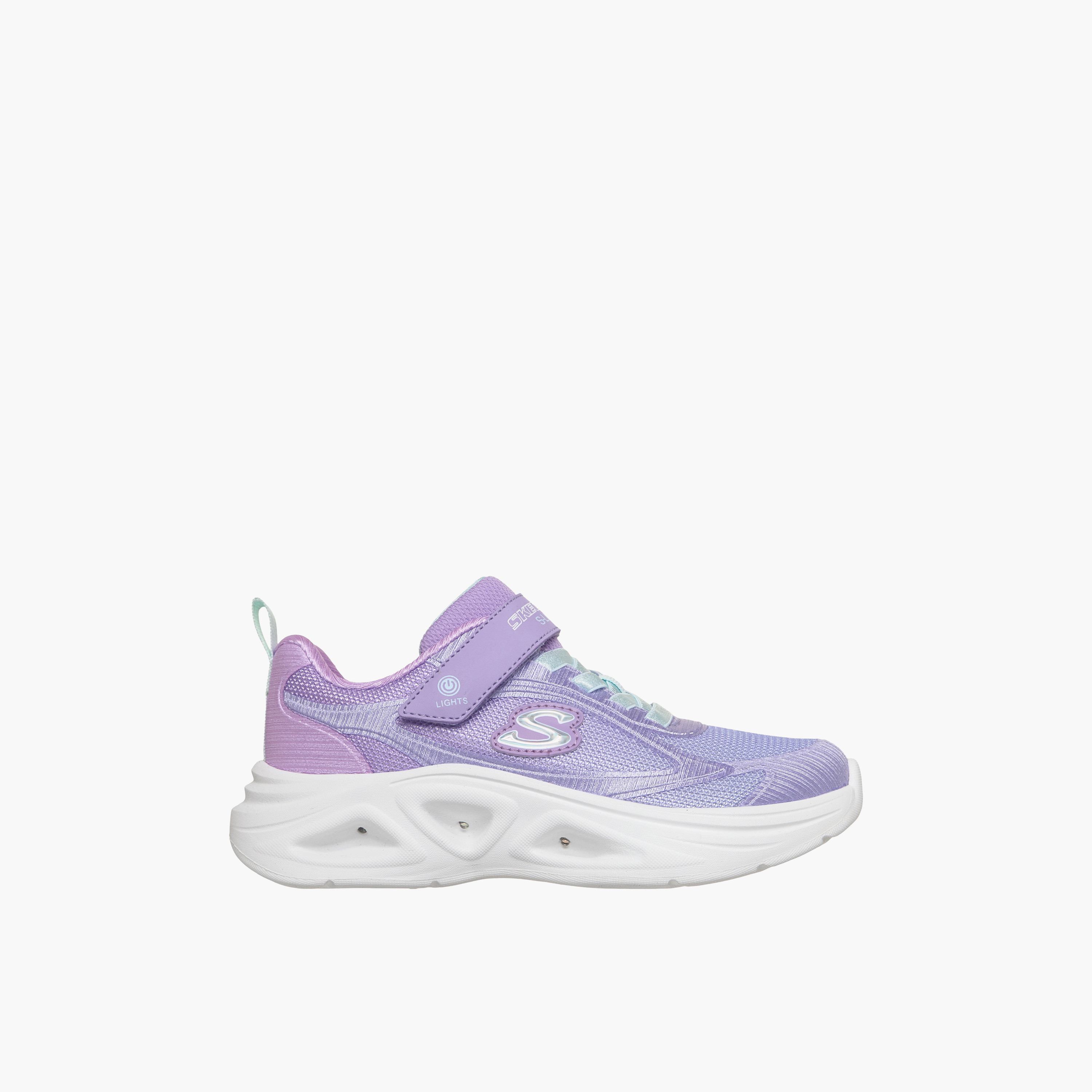 Skechers Girls SOLA GLOW 2.0 Hook & Loop Sneakers-girls-shoes-sneakers-image-4