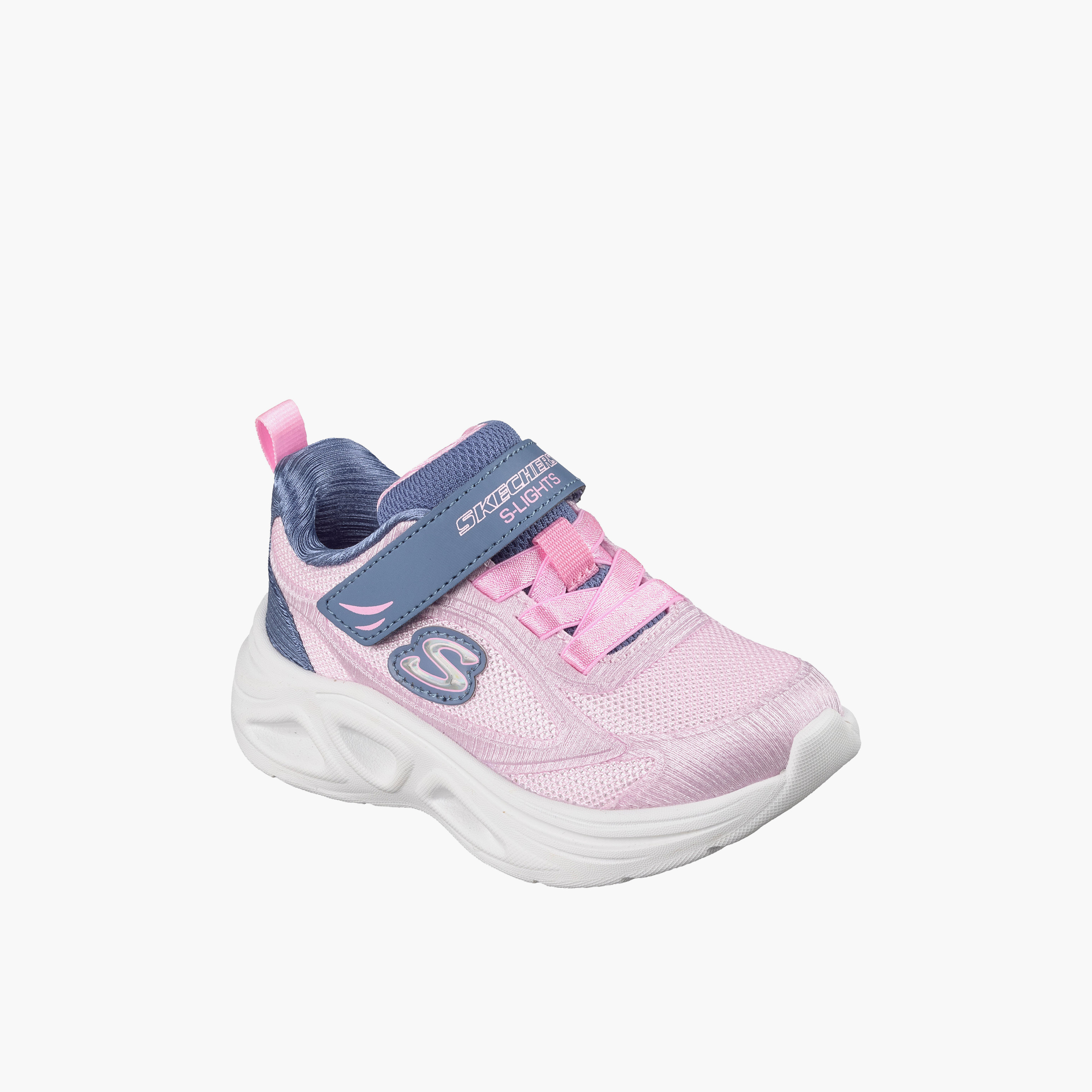 Skechers Girls SOLA GLOW 2.0 Hook & Loop Sneakers-girls-shoes-sneakers-image-1