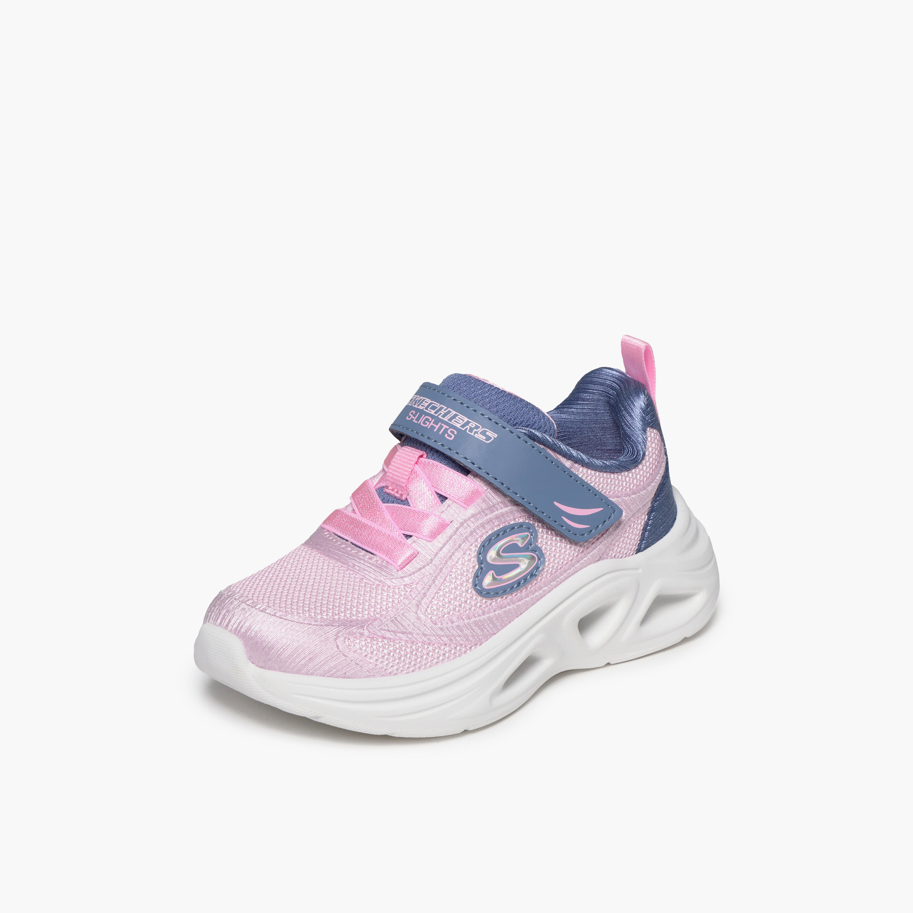 Skechers Girls SOLA GLOW 2.0 Hook & Loop Sneakers-girls-shoes-sneakers-image-4