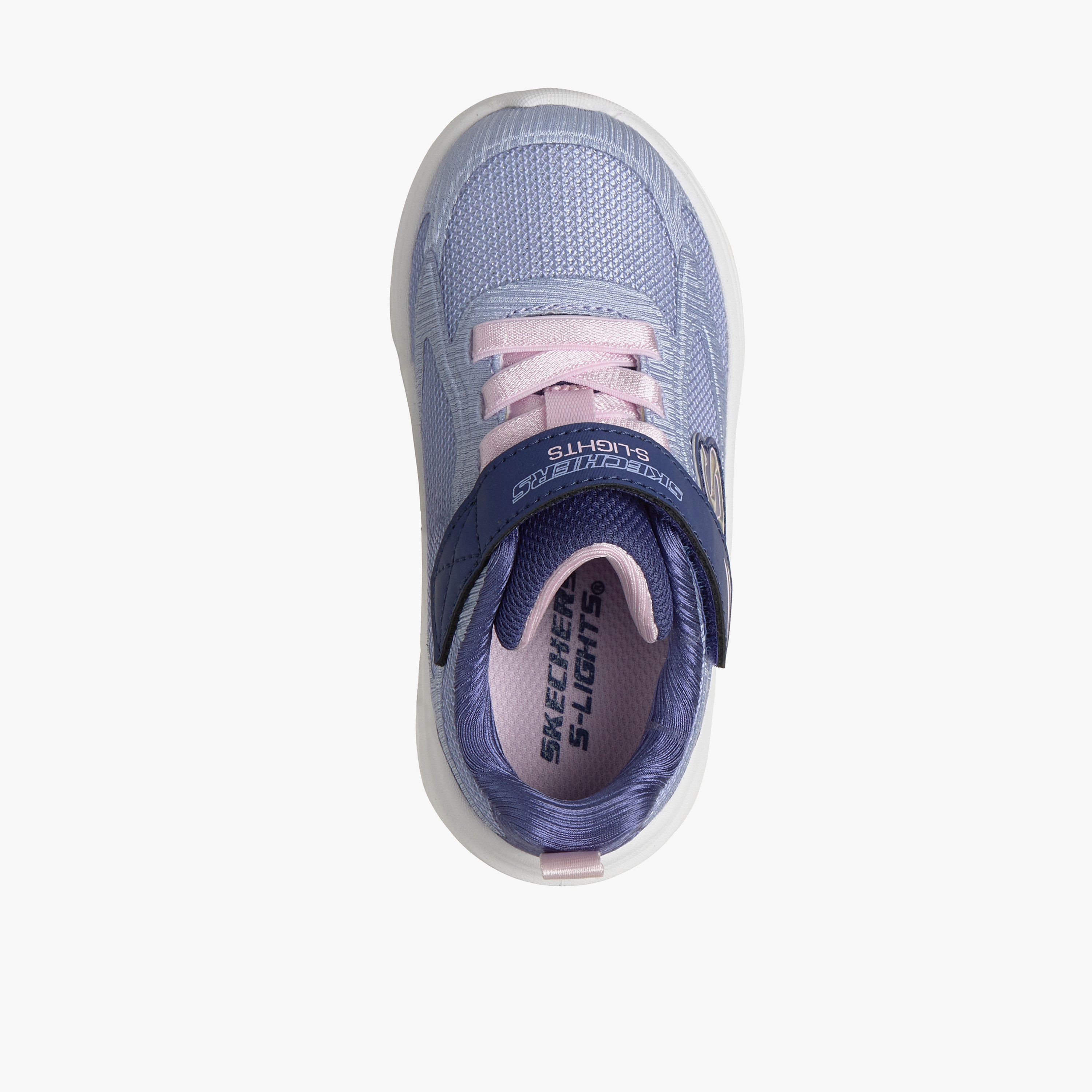 Skechers Girls SOLA GLOW 2.0 Hook & Loop Sneakers-baby-girls-shoes-closedshoes-image-2