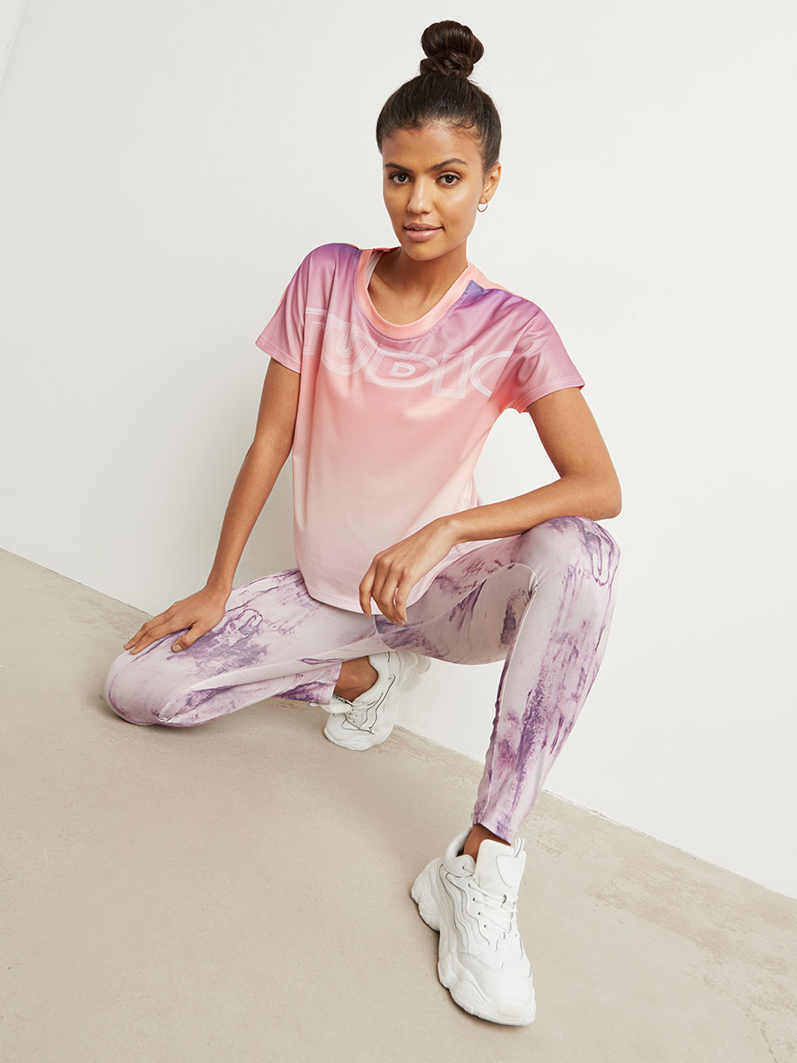 بلوزة رياضية بأكمام قصيرة من ستايلي-sports-women-clothing-tshirtsandvests-image-2