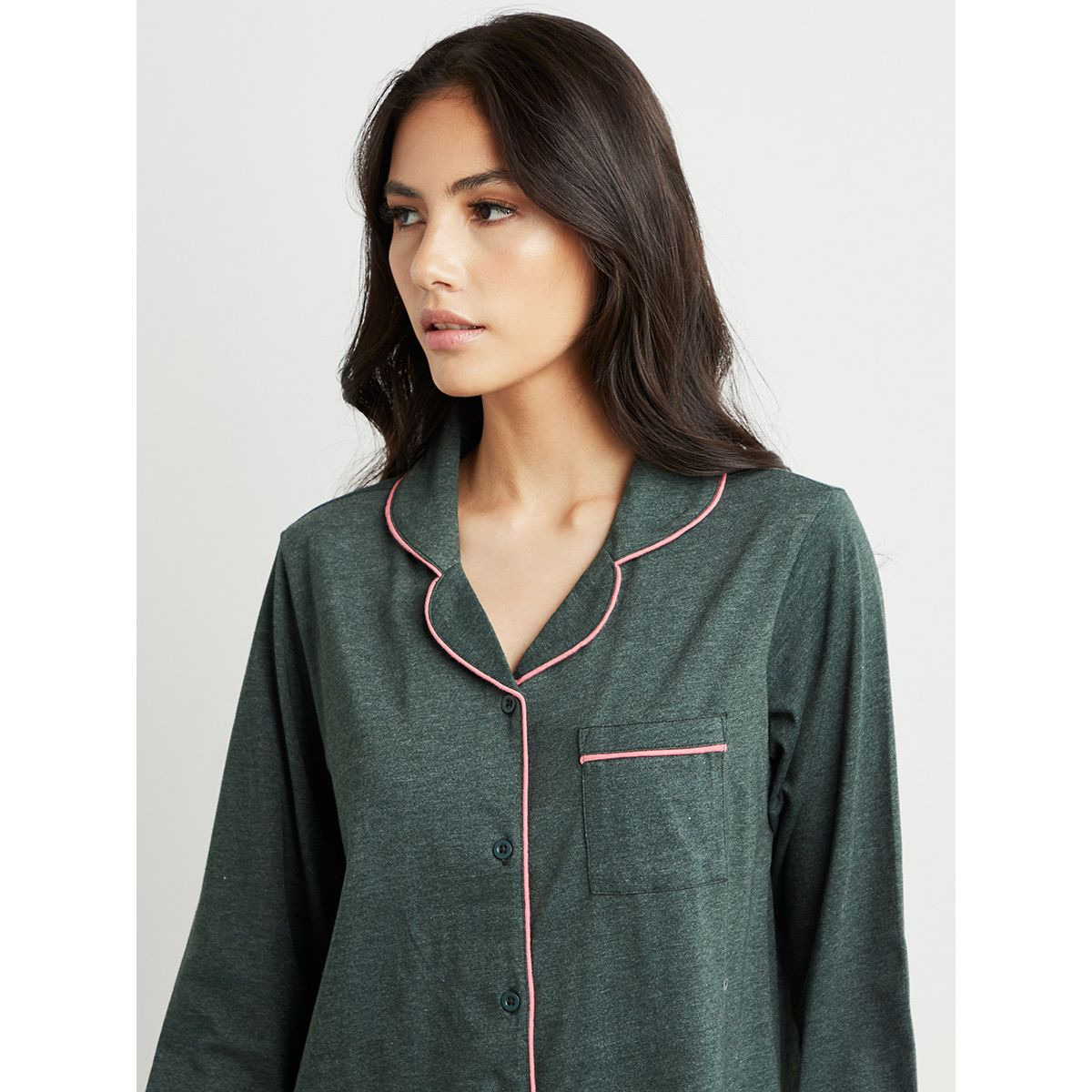 مجموعة من قميص وبنطلون بيجاما من ستايلي-women-clothing-nightwear-pyjamas-longsets-image-2