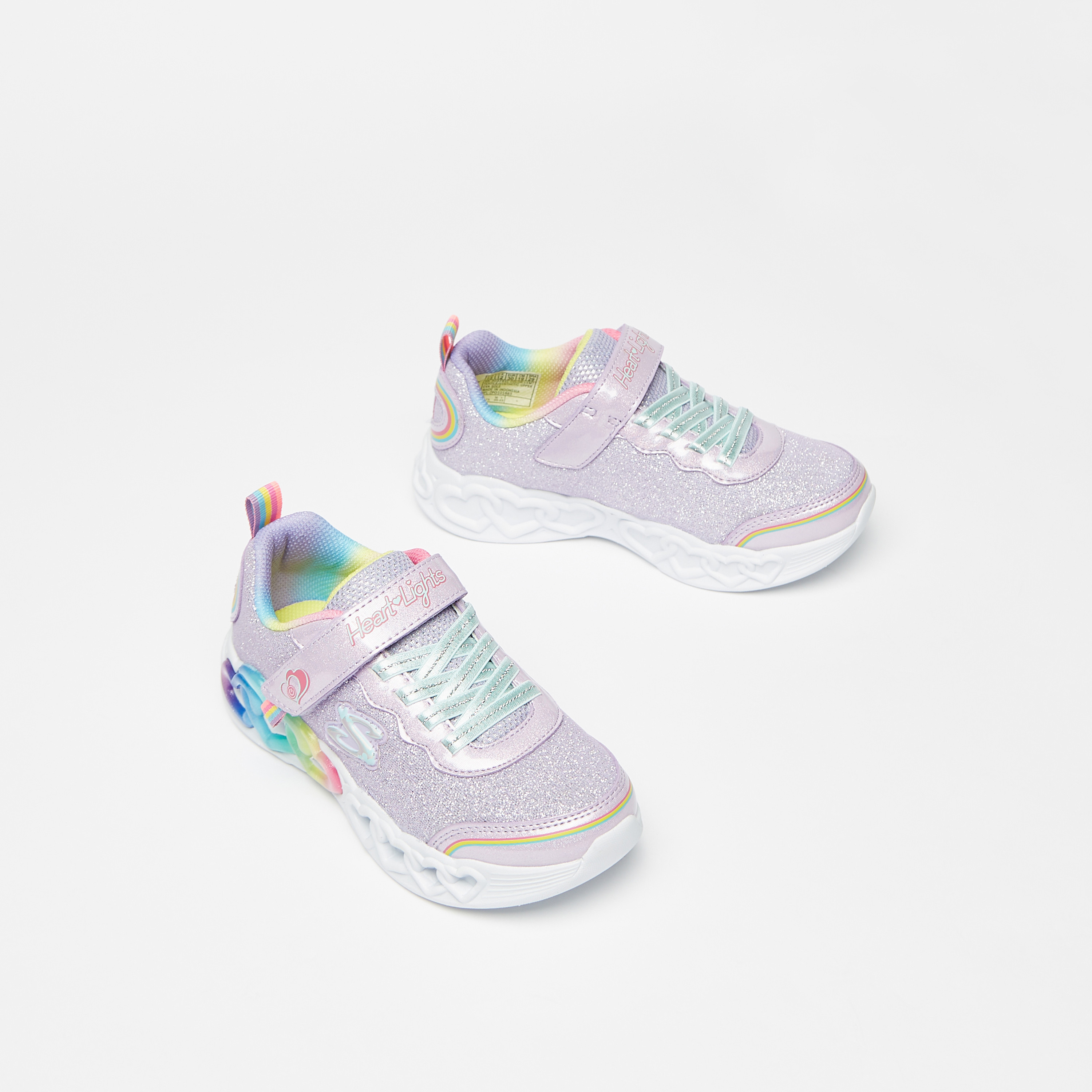 حذاء سنيكرز بناتي من سكيتشرز إنفنيت هارت لايتس | 303751L-girls-shoes-sneakers-image-1