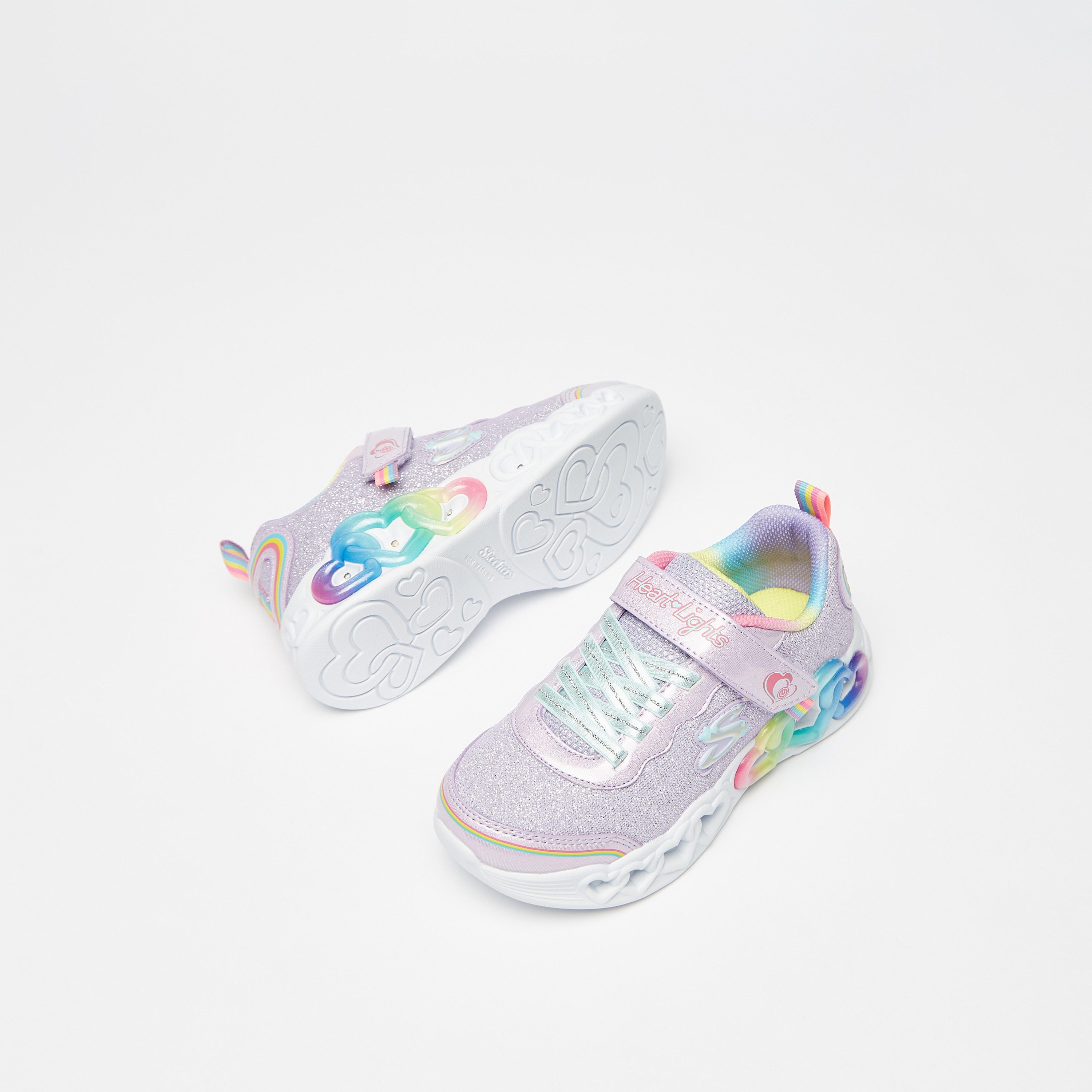 حذاء سنيكرز بناتي من سكيتشرز إنفنيت هارت لايتس | 303751L-girls-shoes-sneakers-image-5