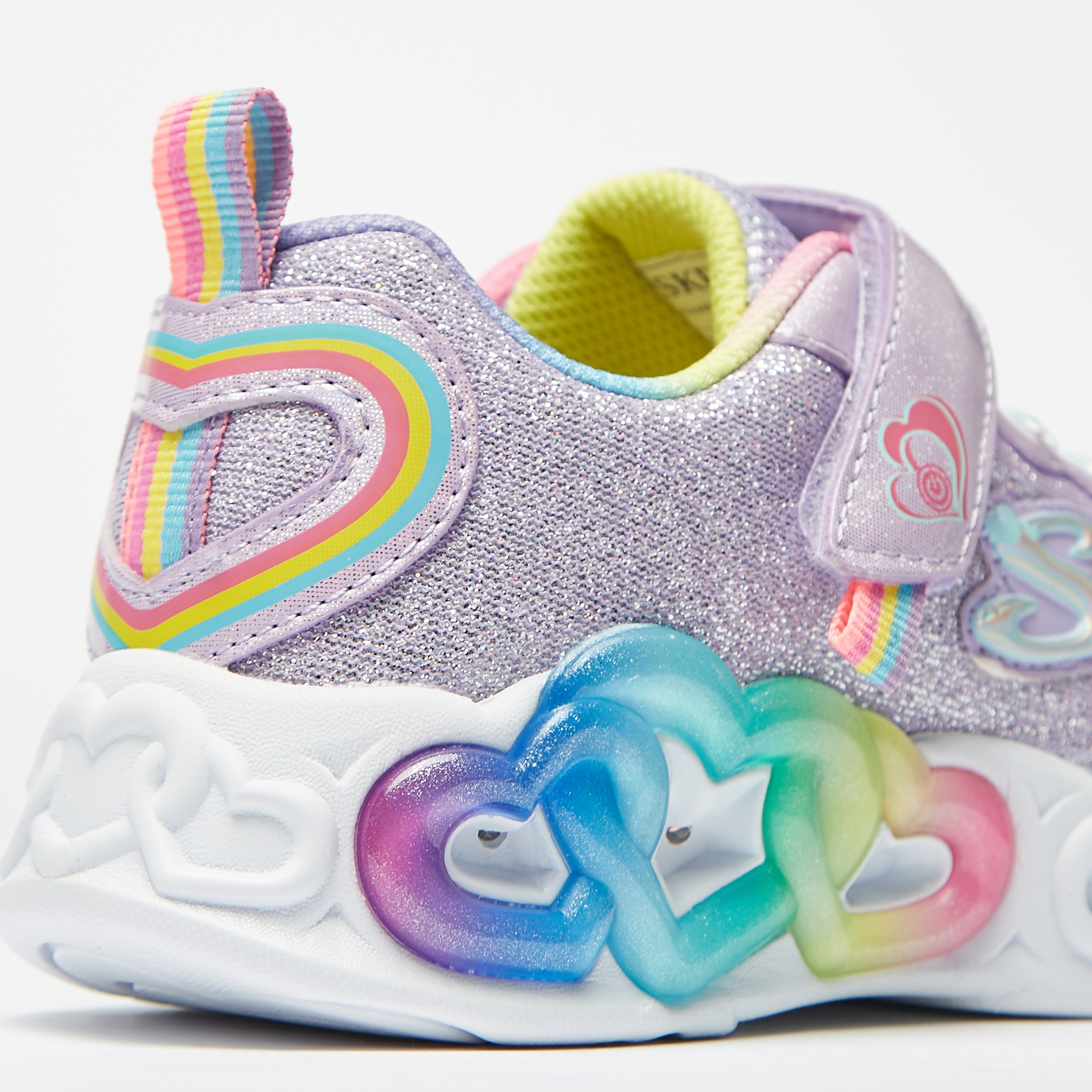 حذاء سنيكرز بناتي من سكيتشرز إنفنيت هارت لايتس | 303751L-girls-shoes-sneakers-image-7