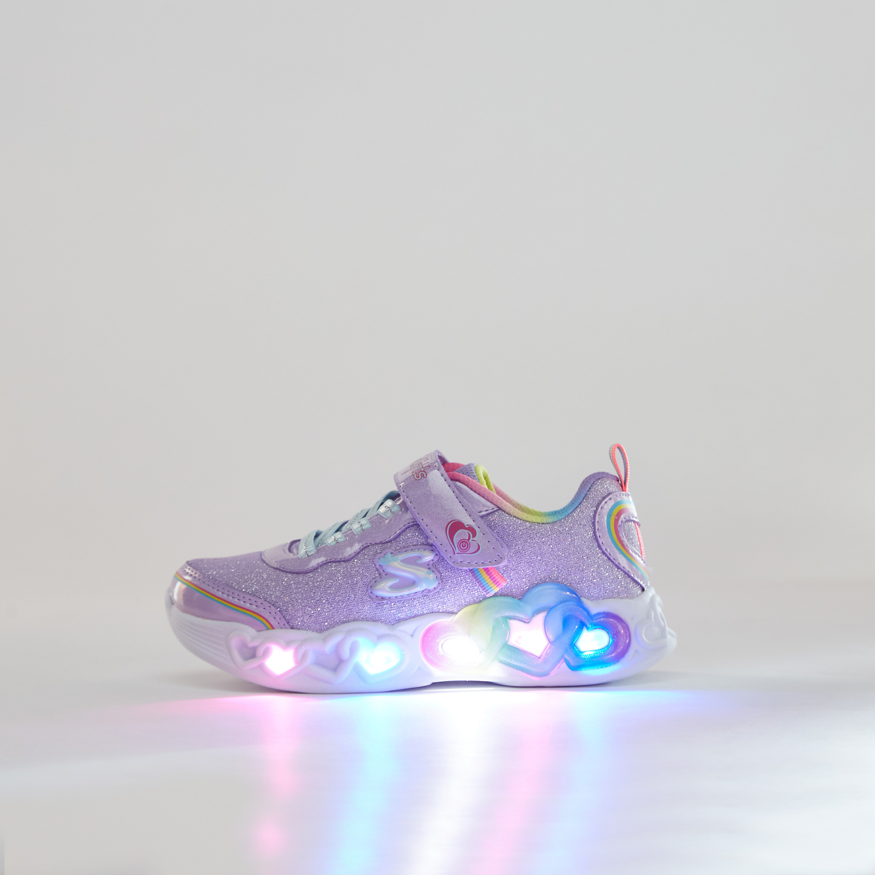 حذاء سنيكرز بناتي من سكيتشرز إنفنيت هارت لايتس | 303751L-girls-shoes-sneakers-image-9