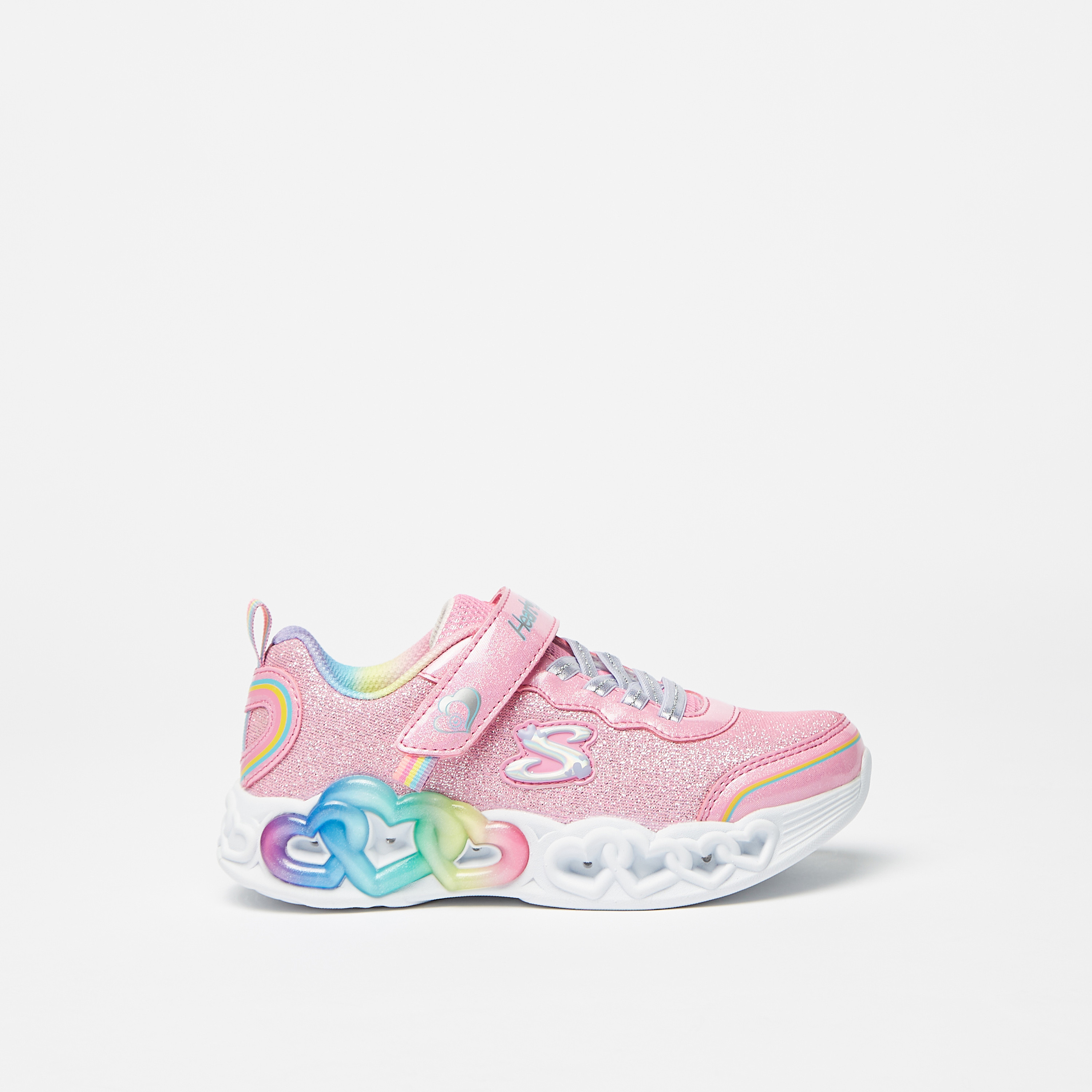 حذاء سنيكرز بناتي من سكيتشرز إنفنيت هارت لايتس | 303751L-girls-shoes-sneakers-image-13