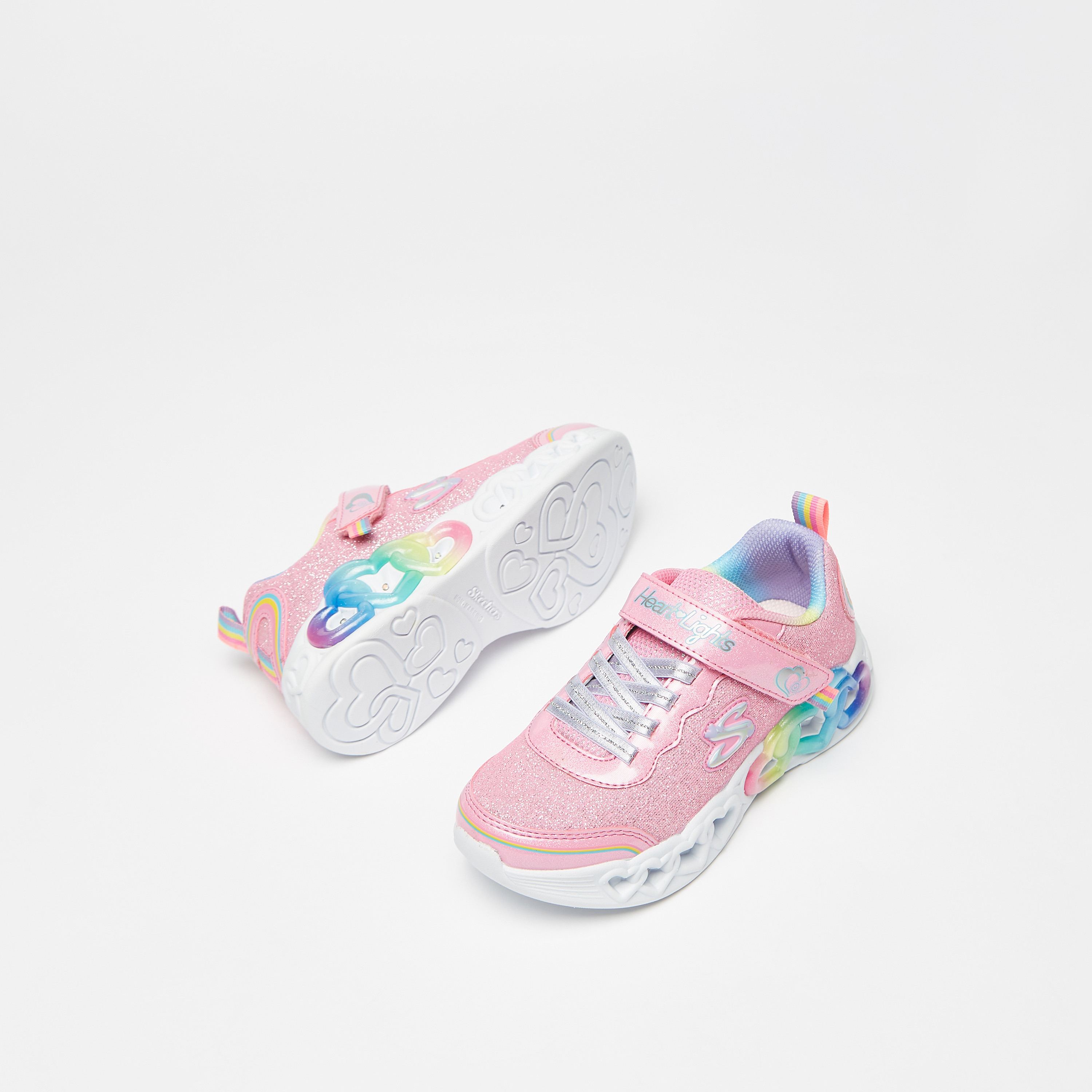 حذاء سنيكرز بناتي من سكيتشرز إنفنيت هارت لايتس | 303751L-girls-shoes-sneakers-image-15