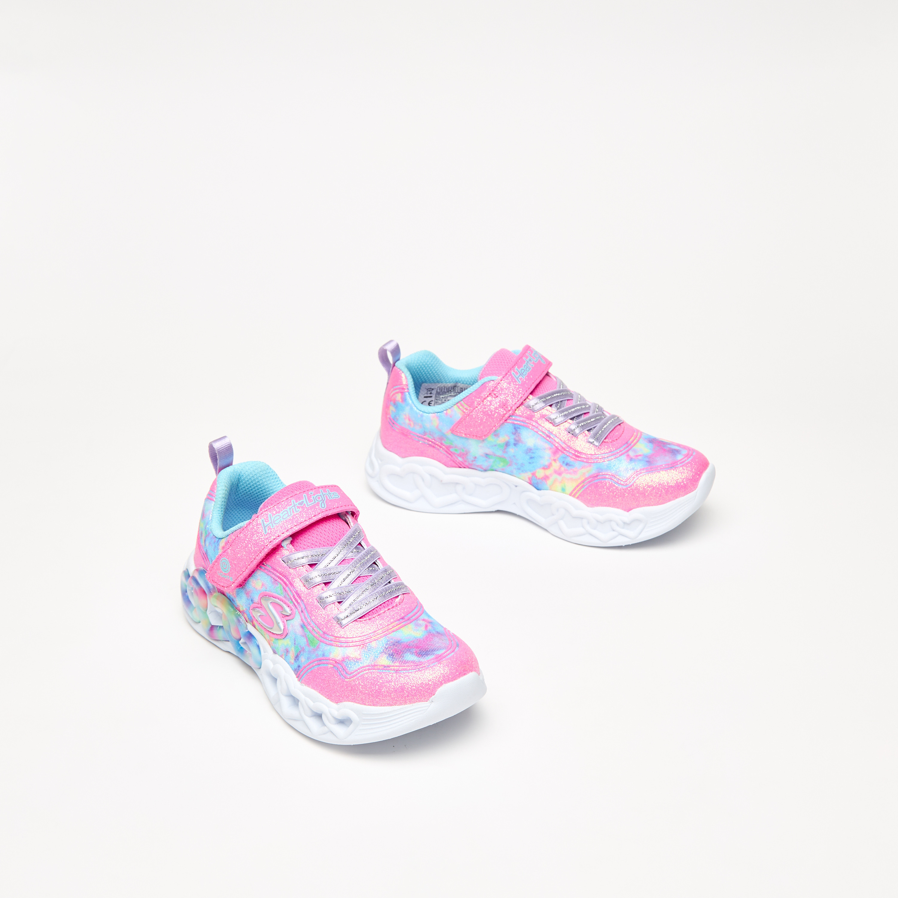 سكيتشرز حذاء رياضي انفينيت هارت لايتس مضيء ميموري فوم للبنات 303753L-PKMT | OE-girls-shoes-sneakers-image-1