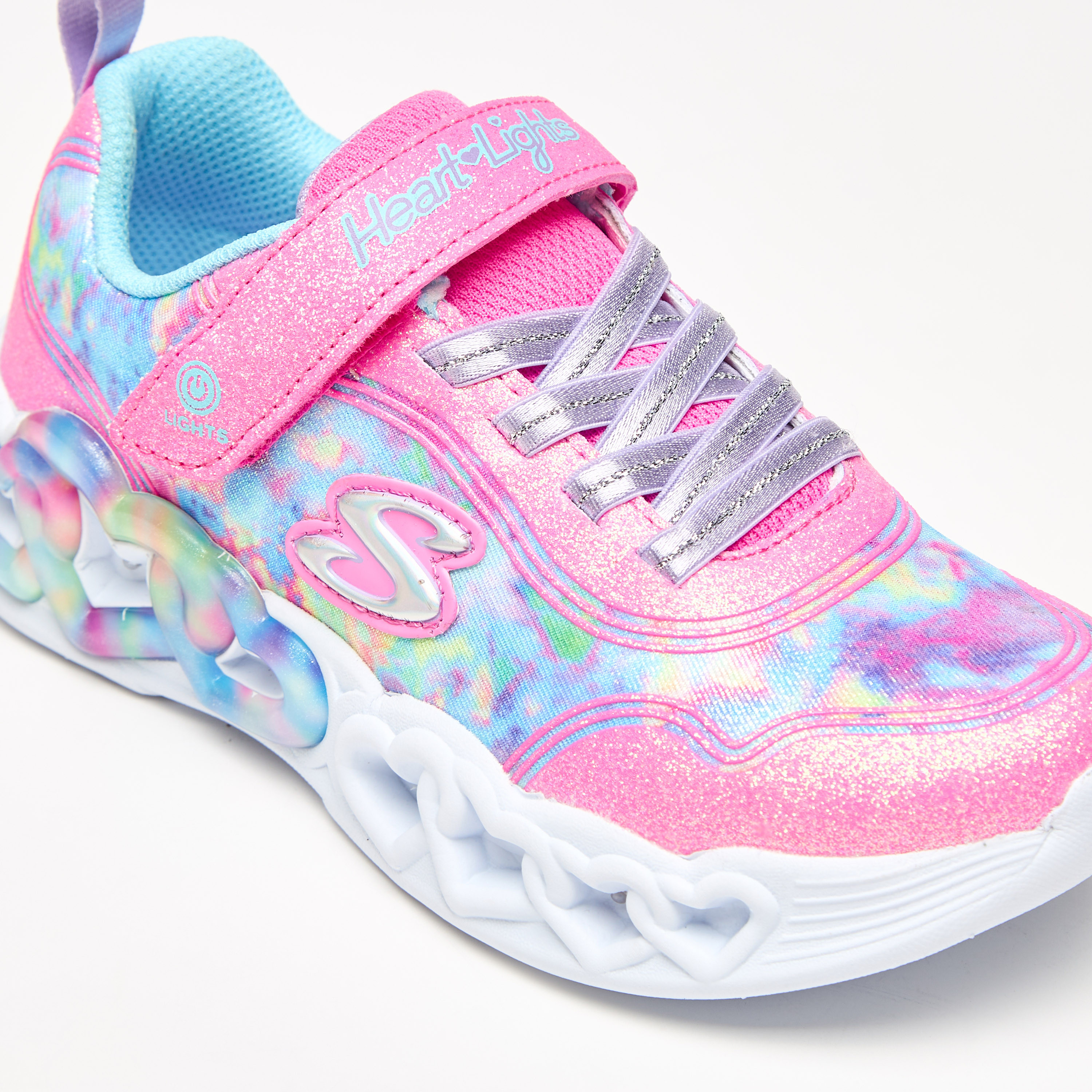 سكيتشرز حذاء رياضي انفينيت هارت لايتس مضيء ميموري فوم للبنات 303753L-PKMT | OE-girls-shoes-sneakers-image-7