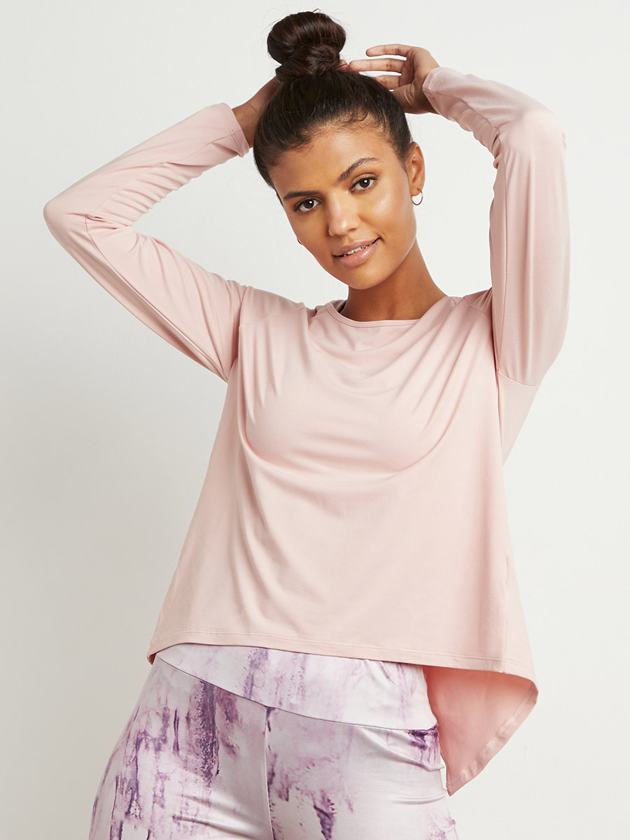 بلوزة يوجا بتفاصيل شبكية من ستايلي-sports-women-clothing-tshirtsandvests-image-4