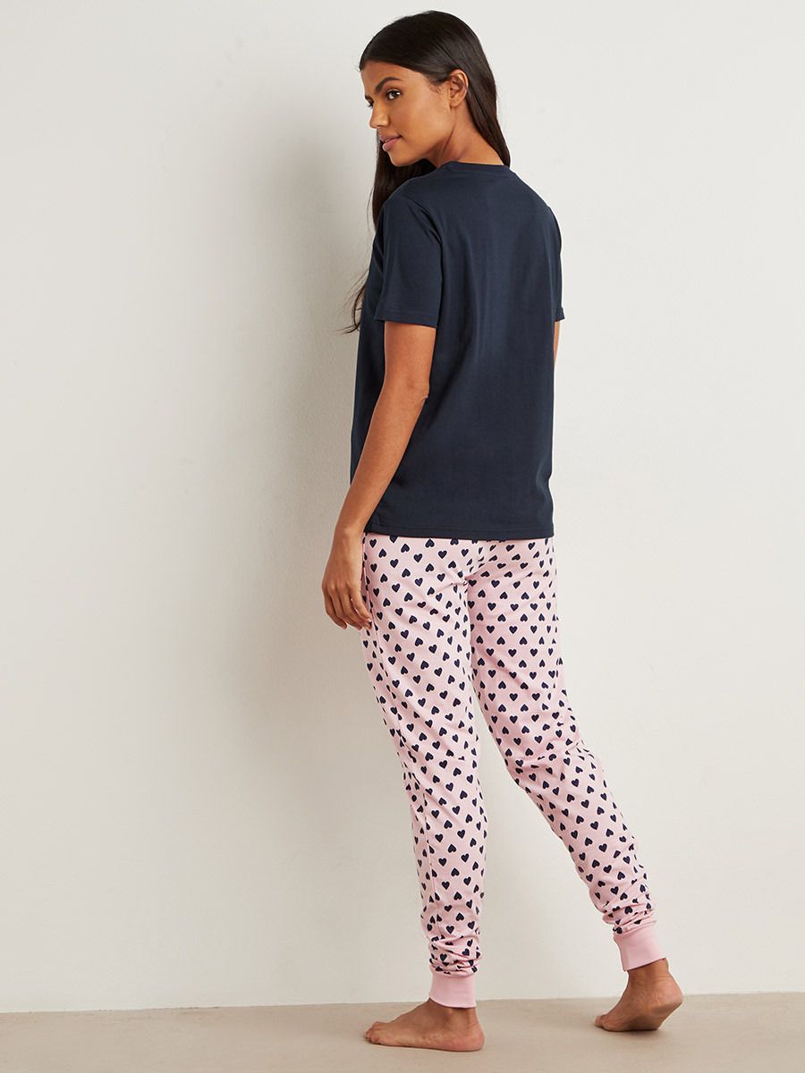 مجموعة من تيشيرت مطبوع وبنطلون بيجاما-women-clothing-nightwear-pyjamas-bottoms-image-5