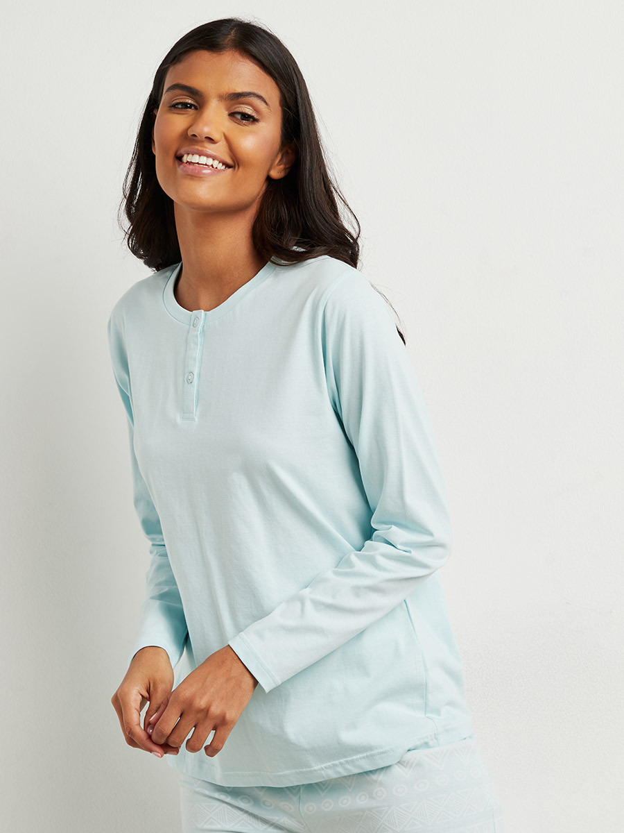 مجموعة من تيشيرت وبنطلون بيجاما-women-clothing-nightwear-pyjamas-bottoms-image-2