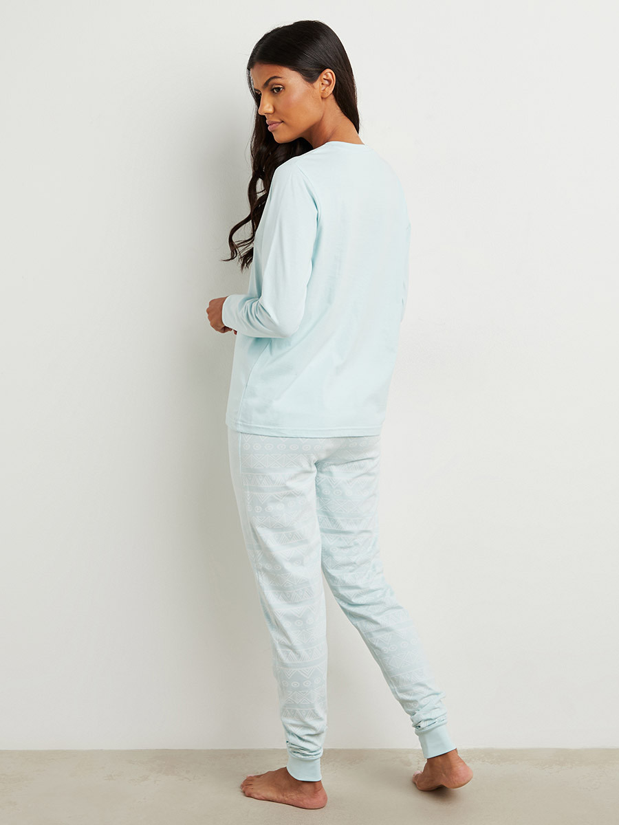 مجموعة من تيشيرت وبنطلون بيجاما-women-clothing-nightwear-pyjamas-bottoms-image-3