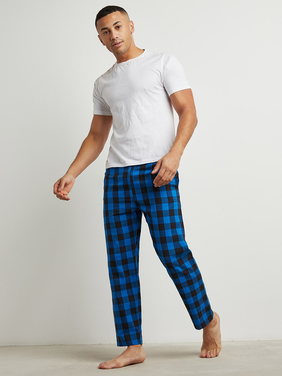 Cotton Basic Checked Pyjama-men-clothing-nightwear-pyjamaandshorts-image-2