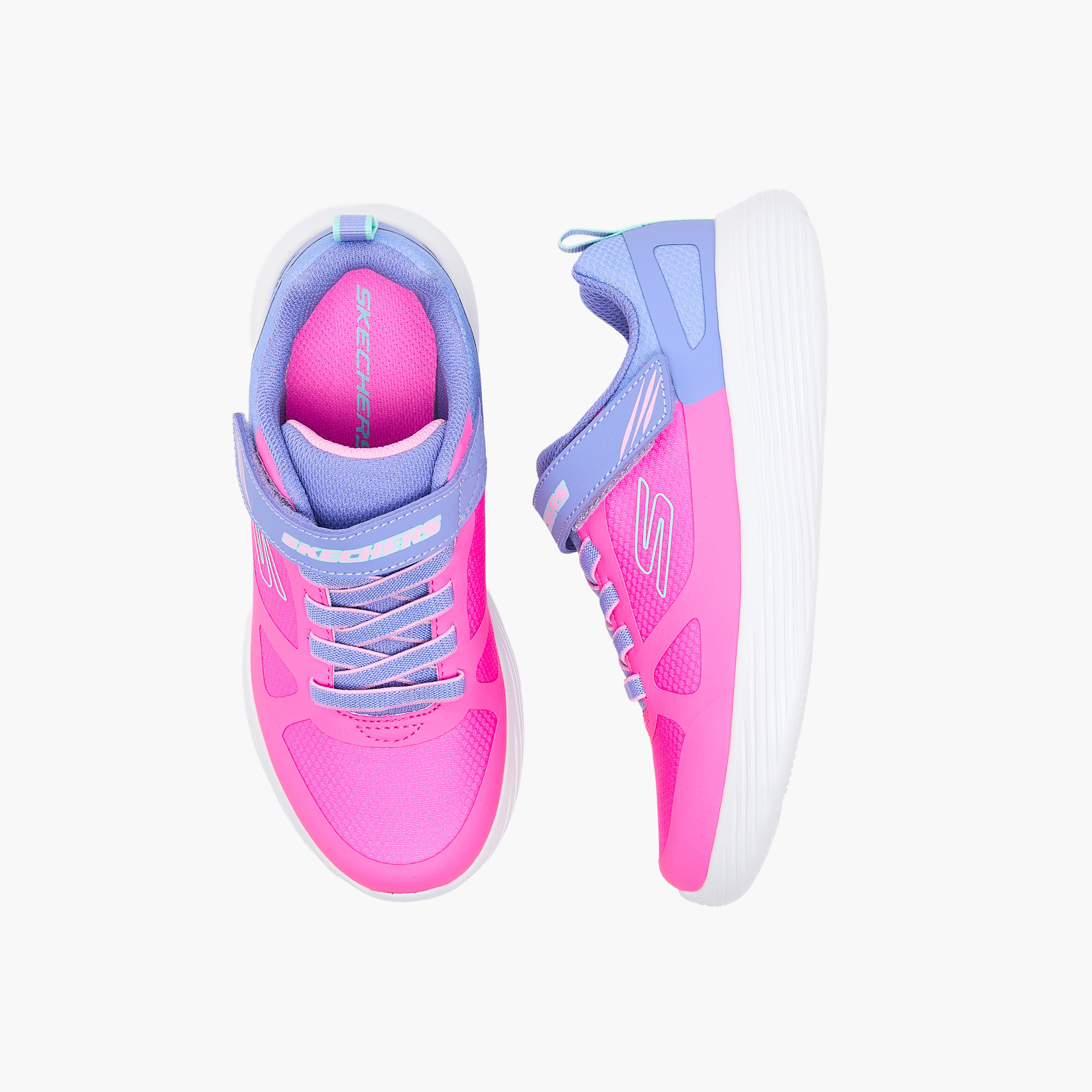 حذاء جري جو رن 400 ڤي2 بشريط لاصق للبنات من سكتشرز -girls-shoes-sports-image-8