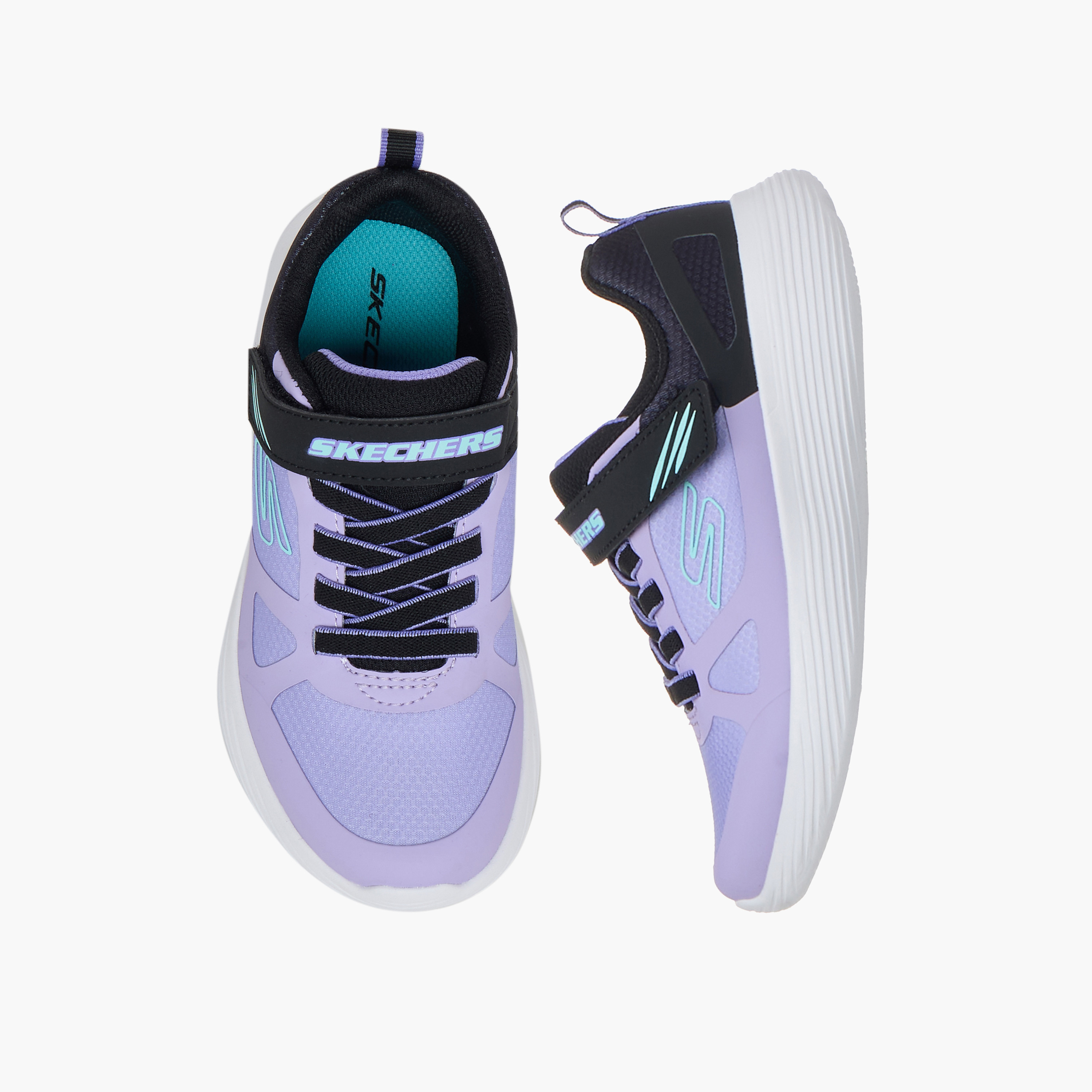 حذاء جري جو رن 400 ڤي2 بشريط لاصق للبنات من سكتشرز -girls-shoes-sports-image-1