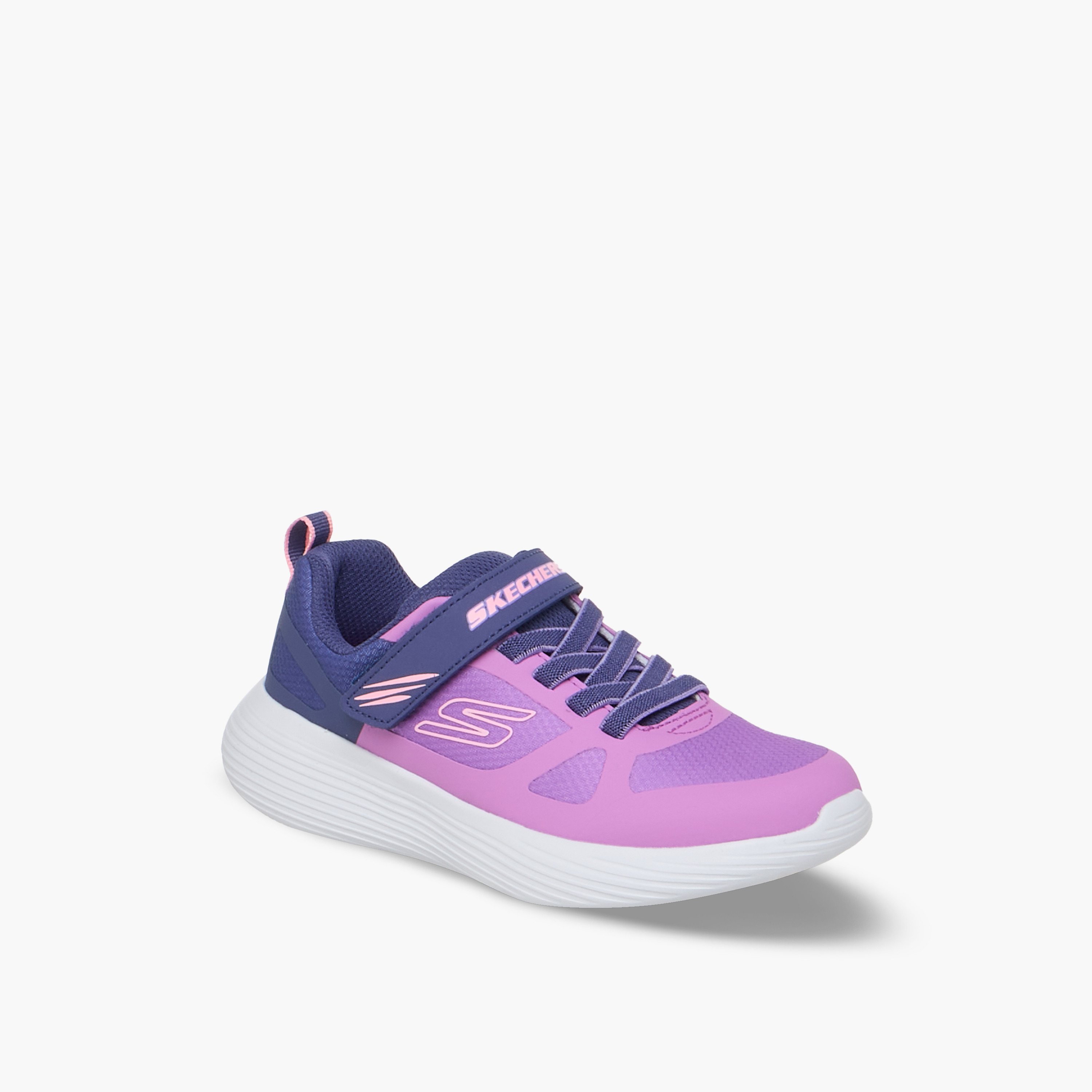 Skechers Girls Go Run 400 V2 Hook & Loop Running Shoes-girls-shoes-sports-image-2
