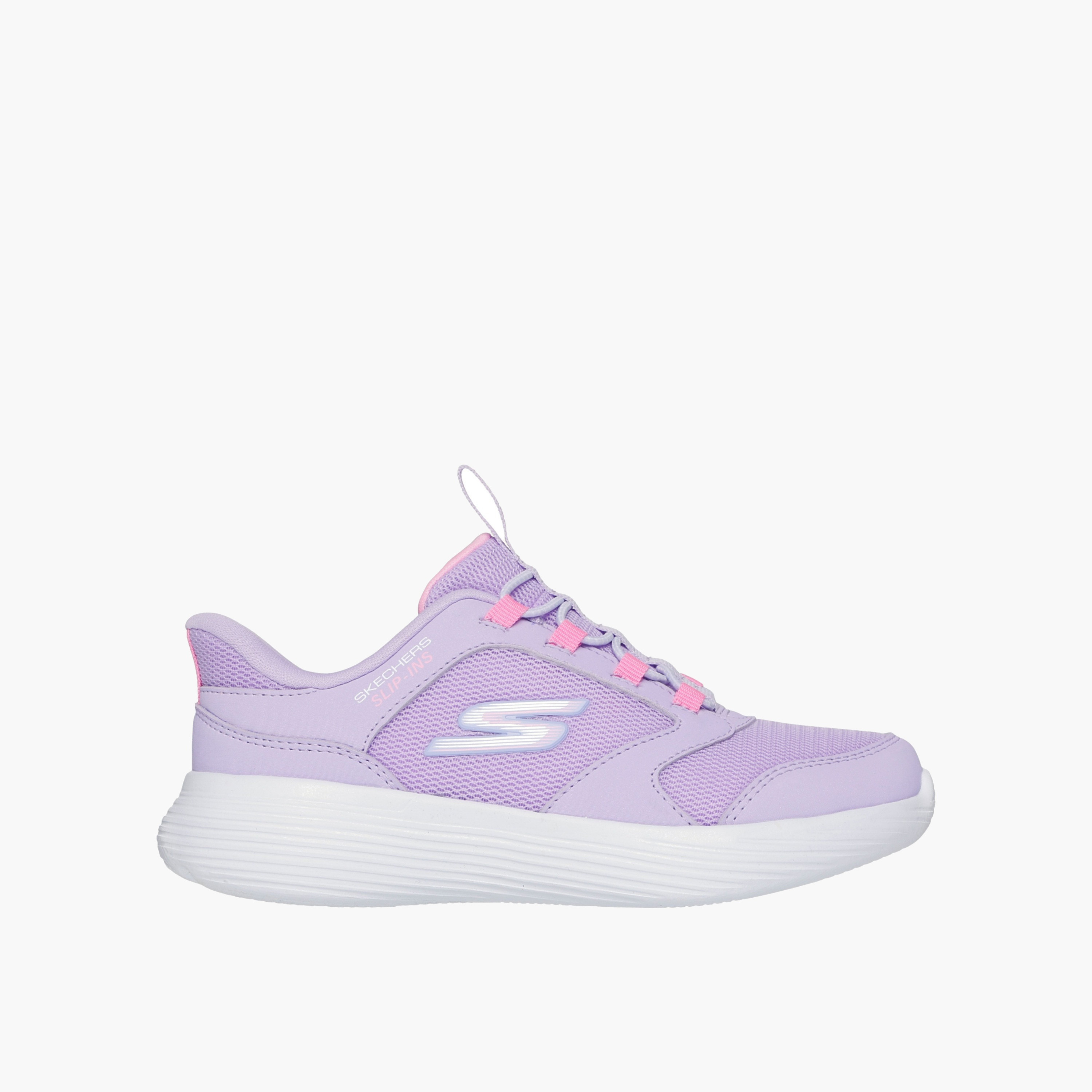 Skechers Girls GO RUN 400 V2 Panelled Lace-up Sports Running Shoes-girls-shoes-sneakers-image-1