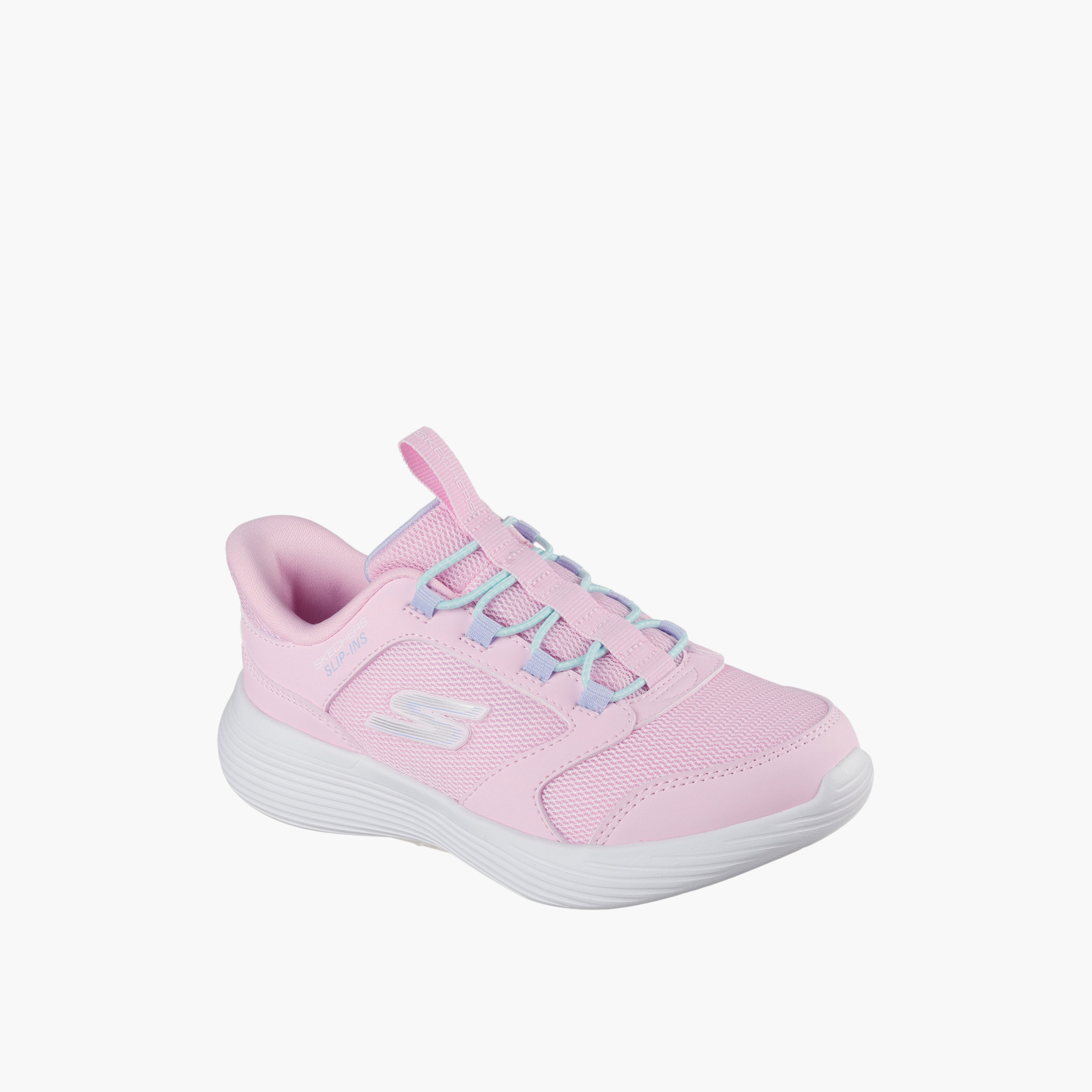 Skechers Girls Go Run 400 V2 Lace-Up Walking Shoes-girls-shoes-sneakers-image-1