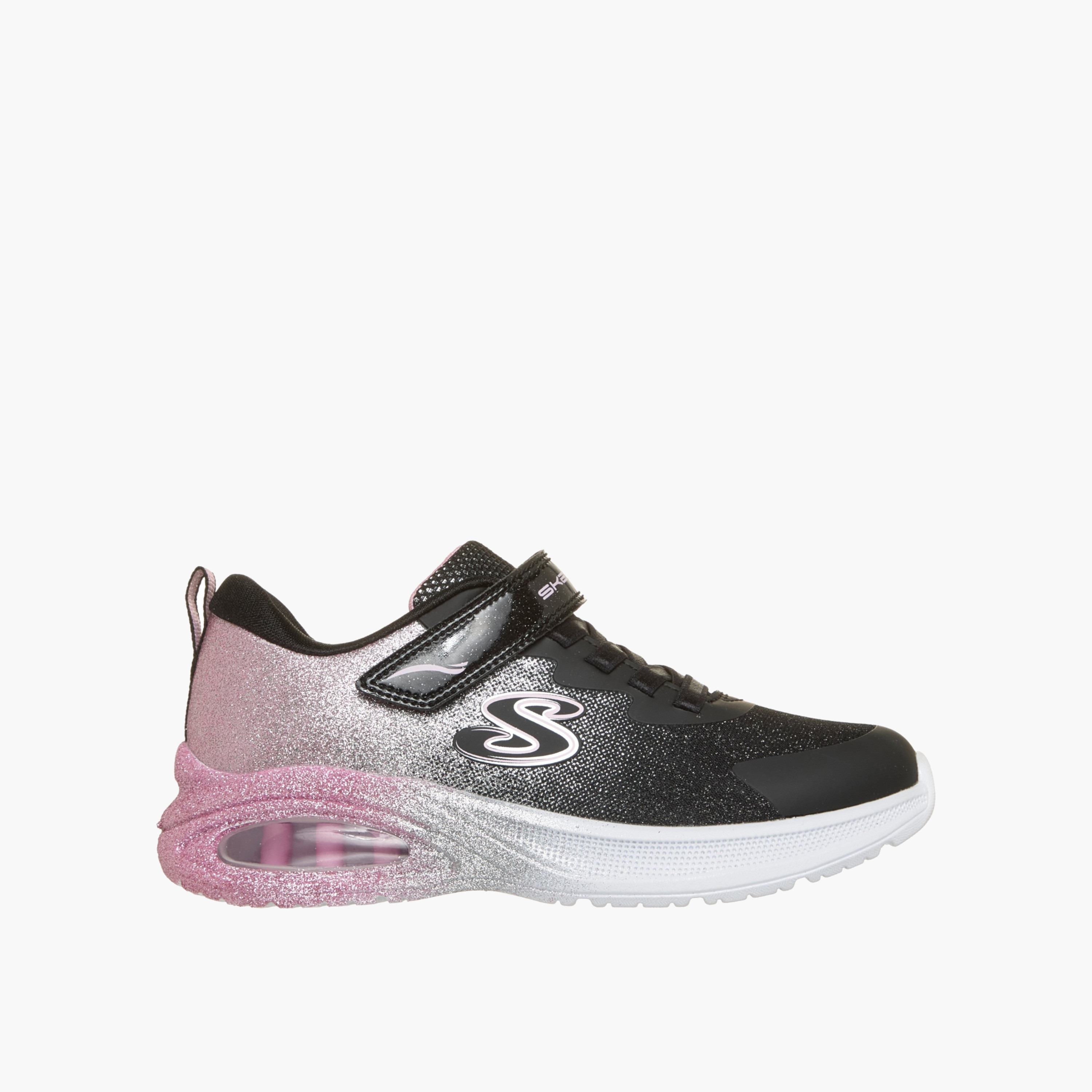 Skechers Girls MICROSPEC MAX ADVANCE Hook & Loop Sports Shoes-girls-shoes-sneakers-image-1