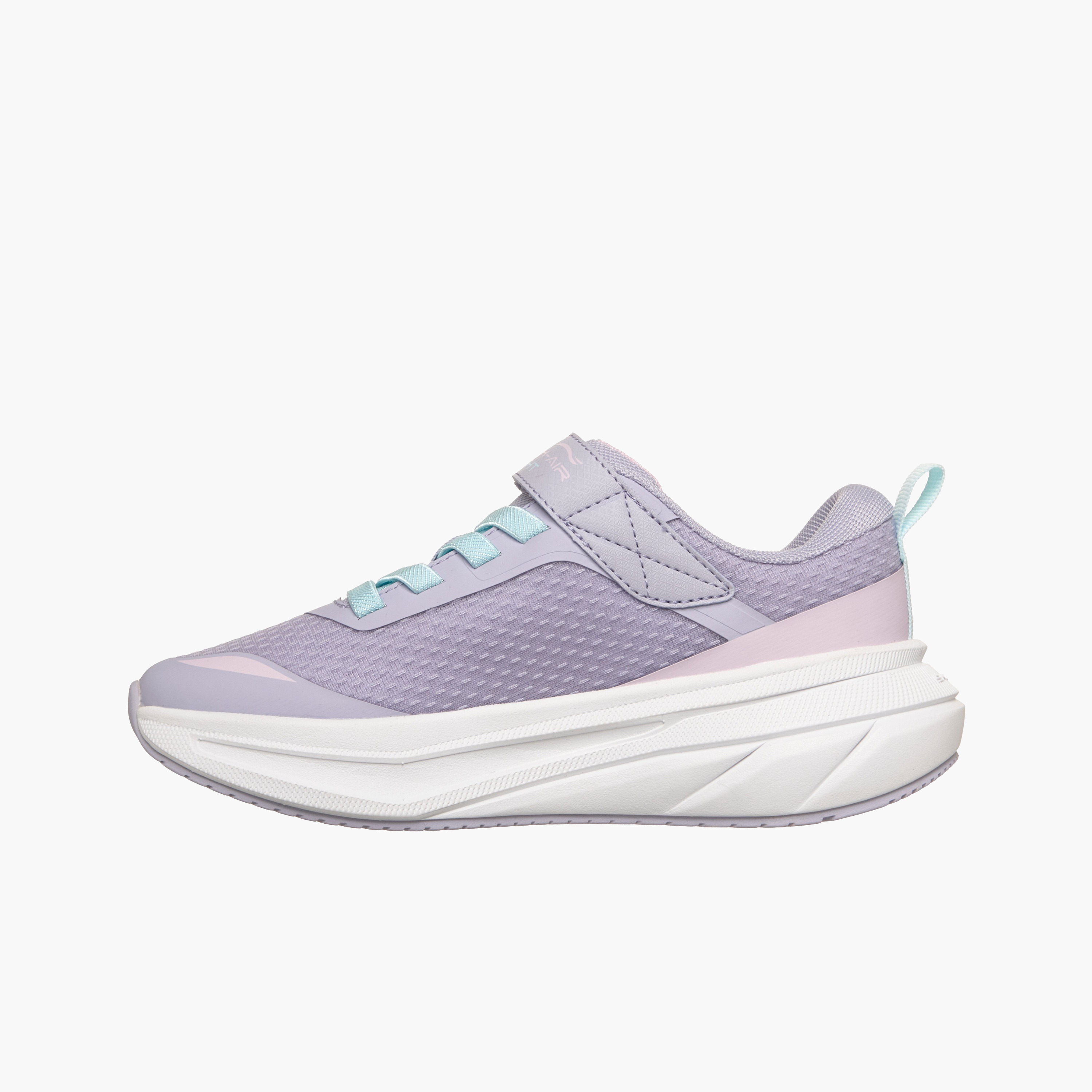 حذاء رياضي للبنات بطبعة شعار مع شريط إغلاق لاصق من سكيتشرز-sports-girls-shoes-image-6