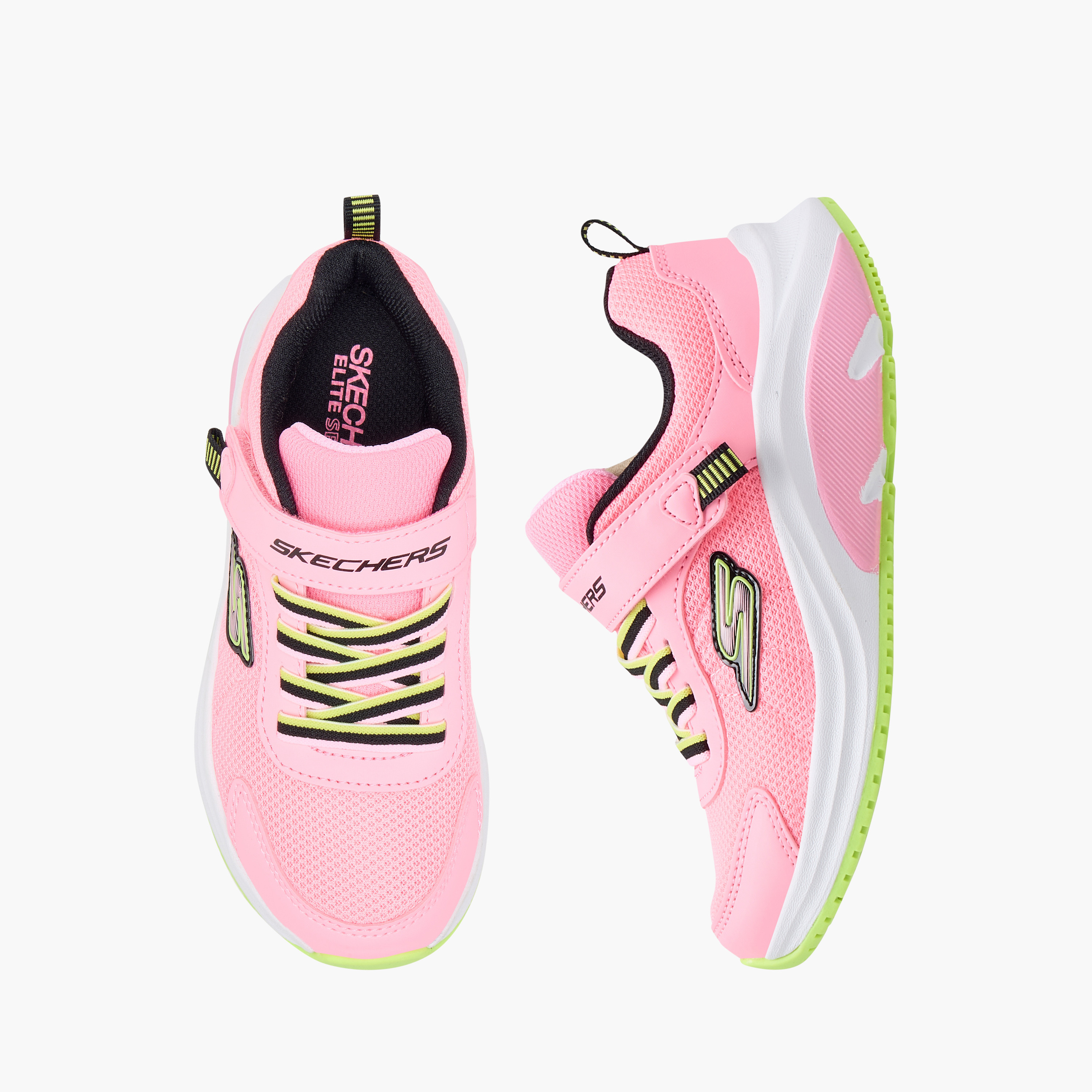 Skechers Girls ELITE SPORT TEMPO Hook & Loop Sneakers 303888L | OE-girls-shoes-sneakers-image-1