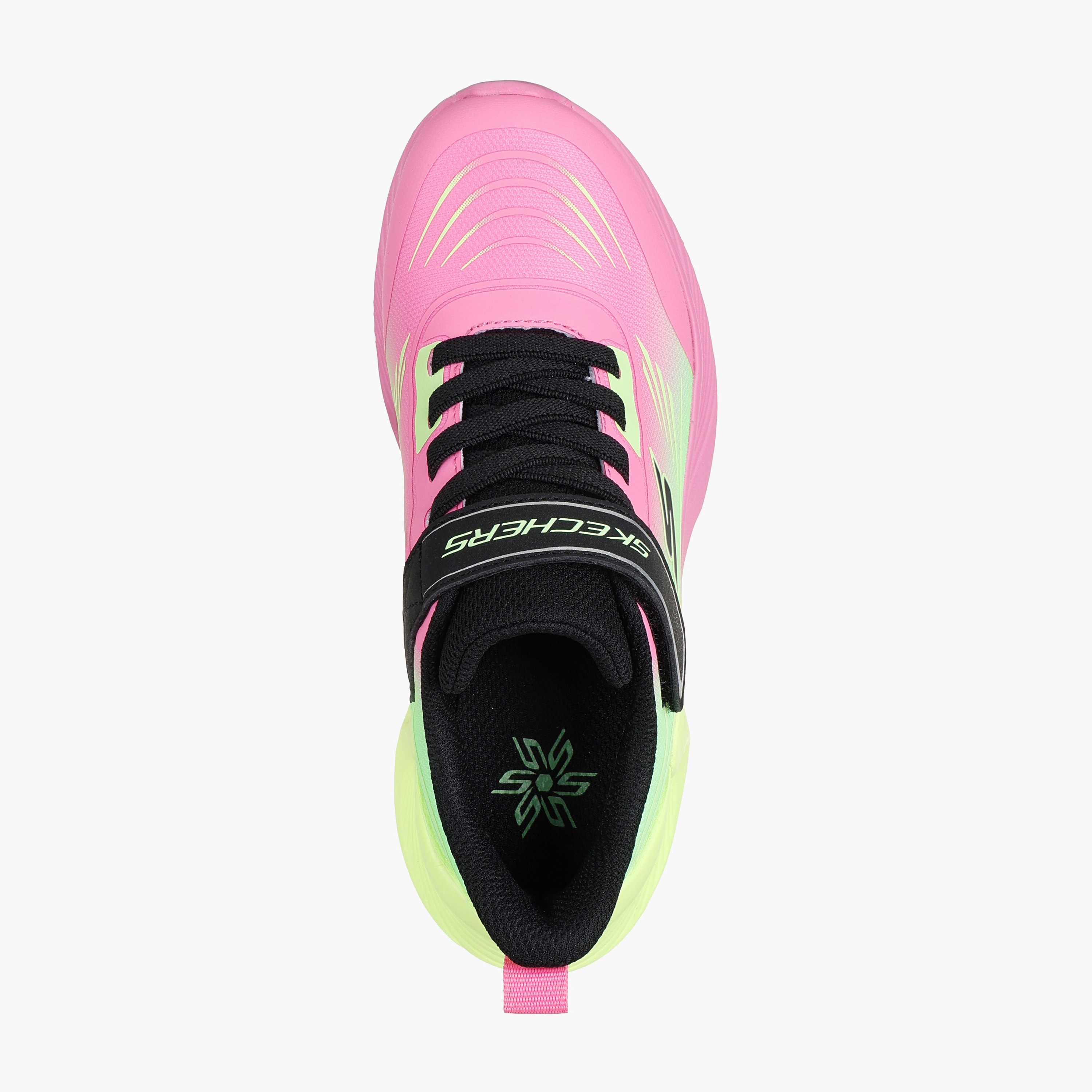Skechers Girls Hook & Loop Sports Shoes-girls-shoes-sports-image-3