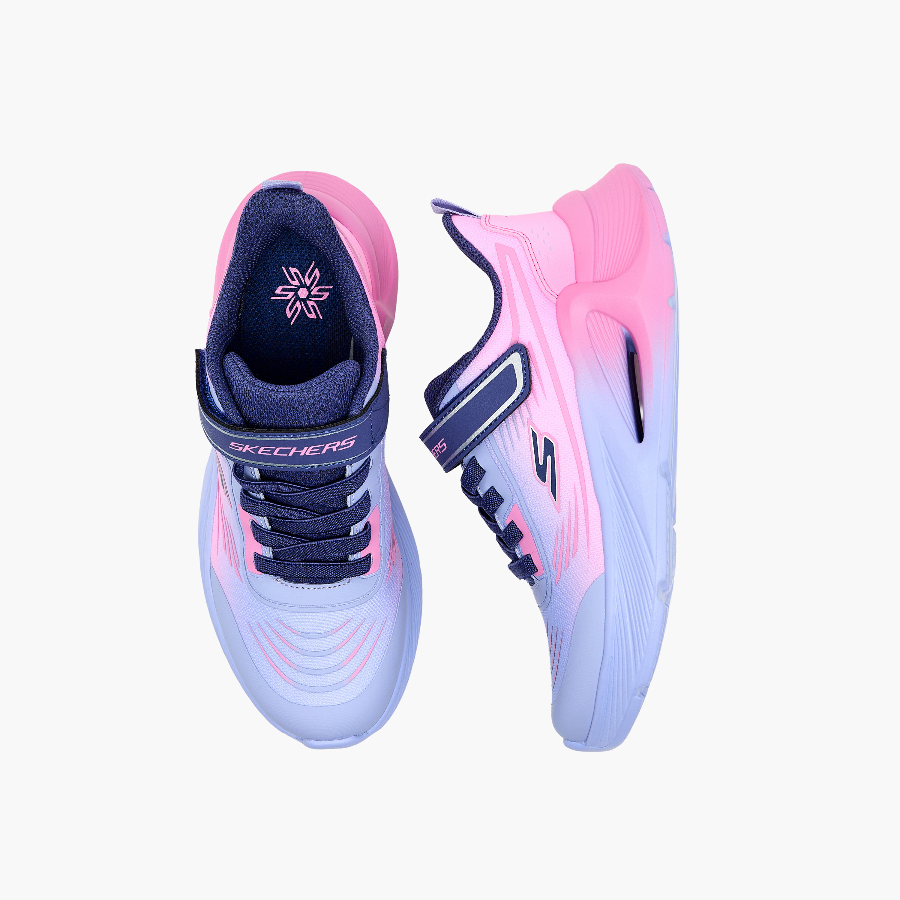 حذاء جري تايد تك بشريط لاصق للبنات من سكتشرز -girls-shoes-sports-image-1