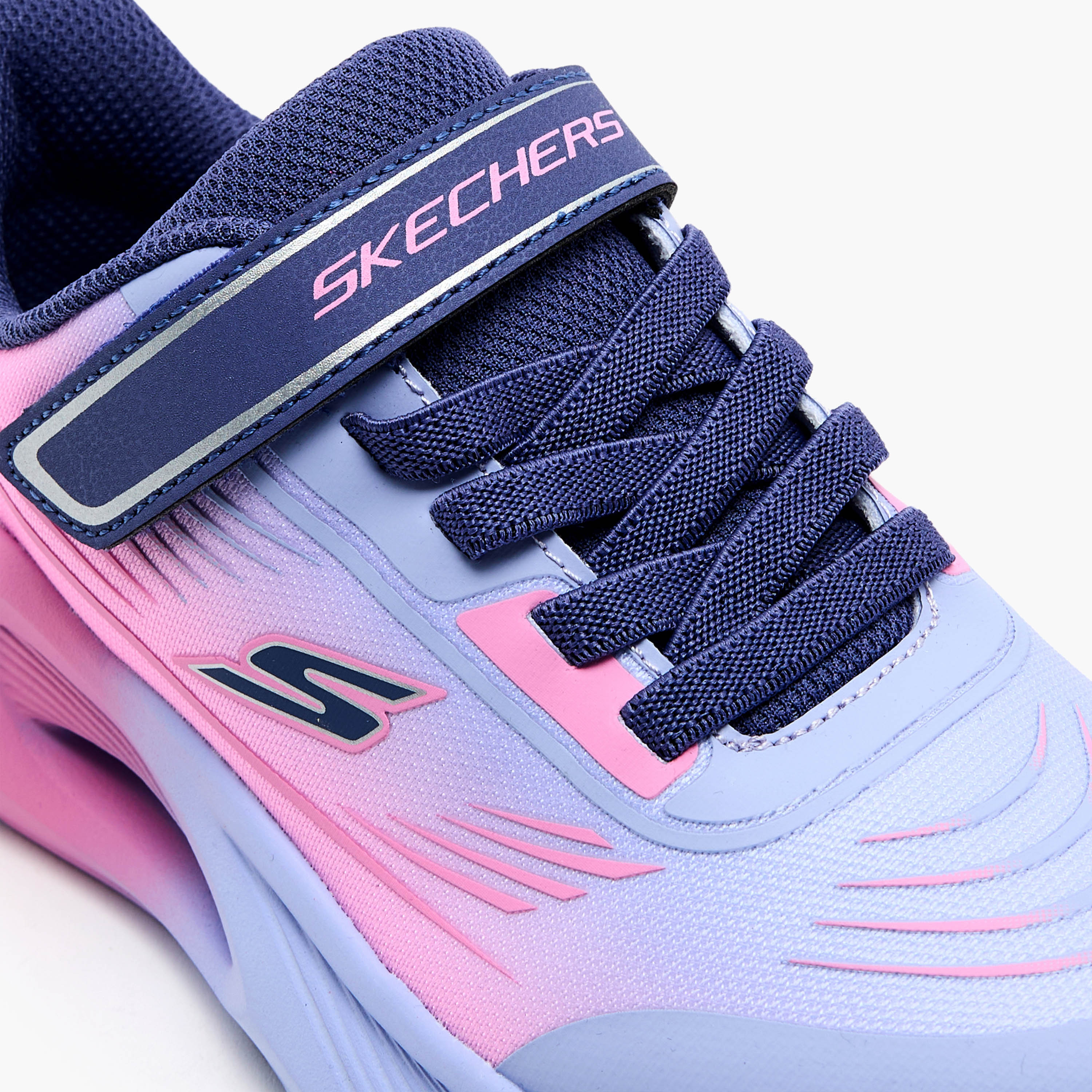 حذاء جري تايد تك بشريط لاصق للبنات من سكتشرز -girls-shoes-sports-image-4