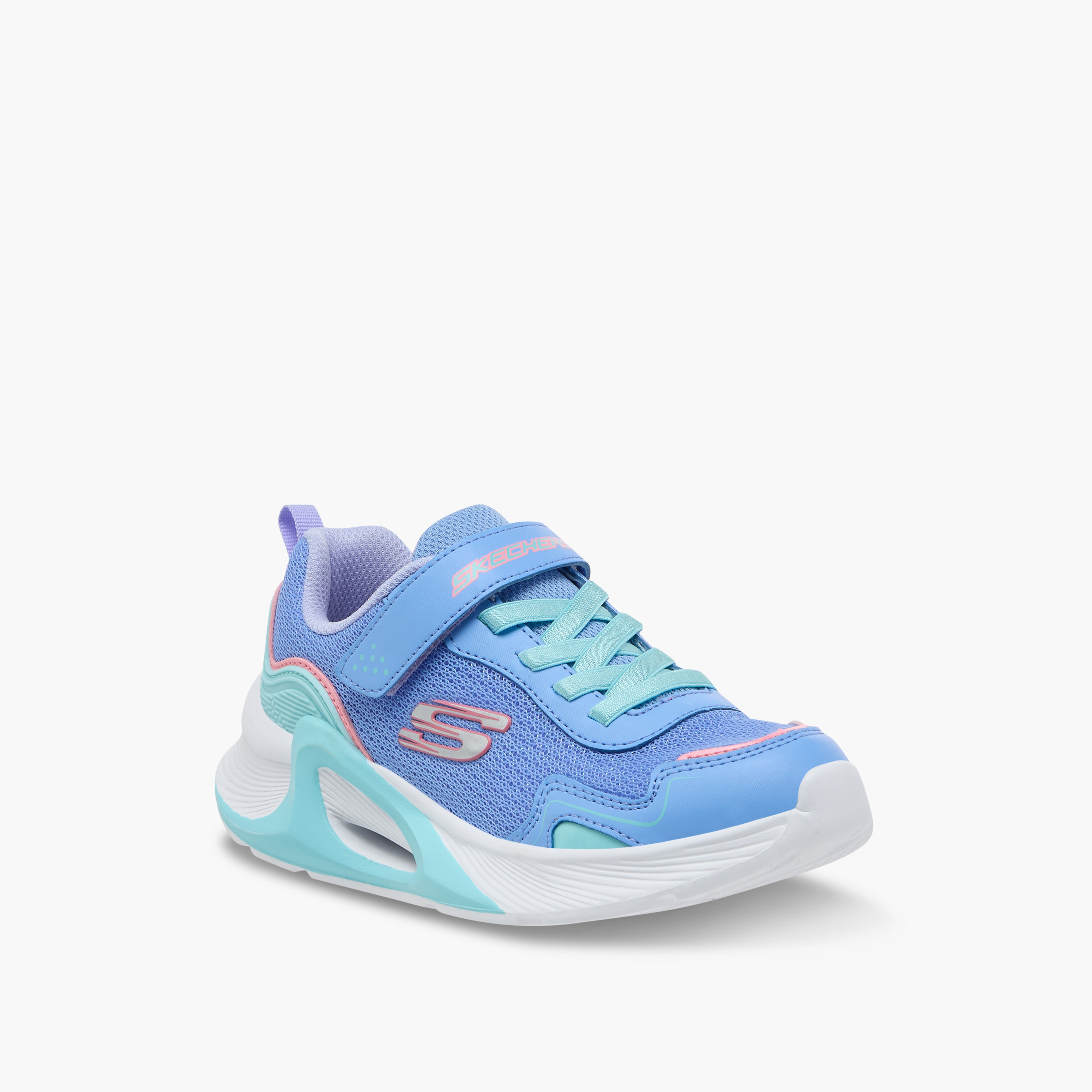 Skechers Girls TIDE TECH Hook & Loop Sneakers 303894L | OE-girls-shoes-sneakers-image-7