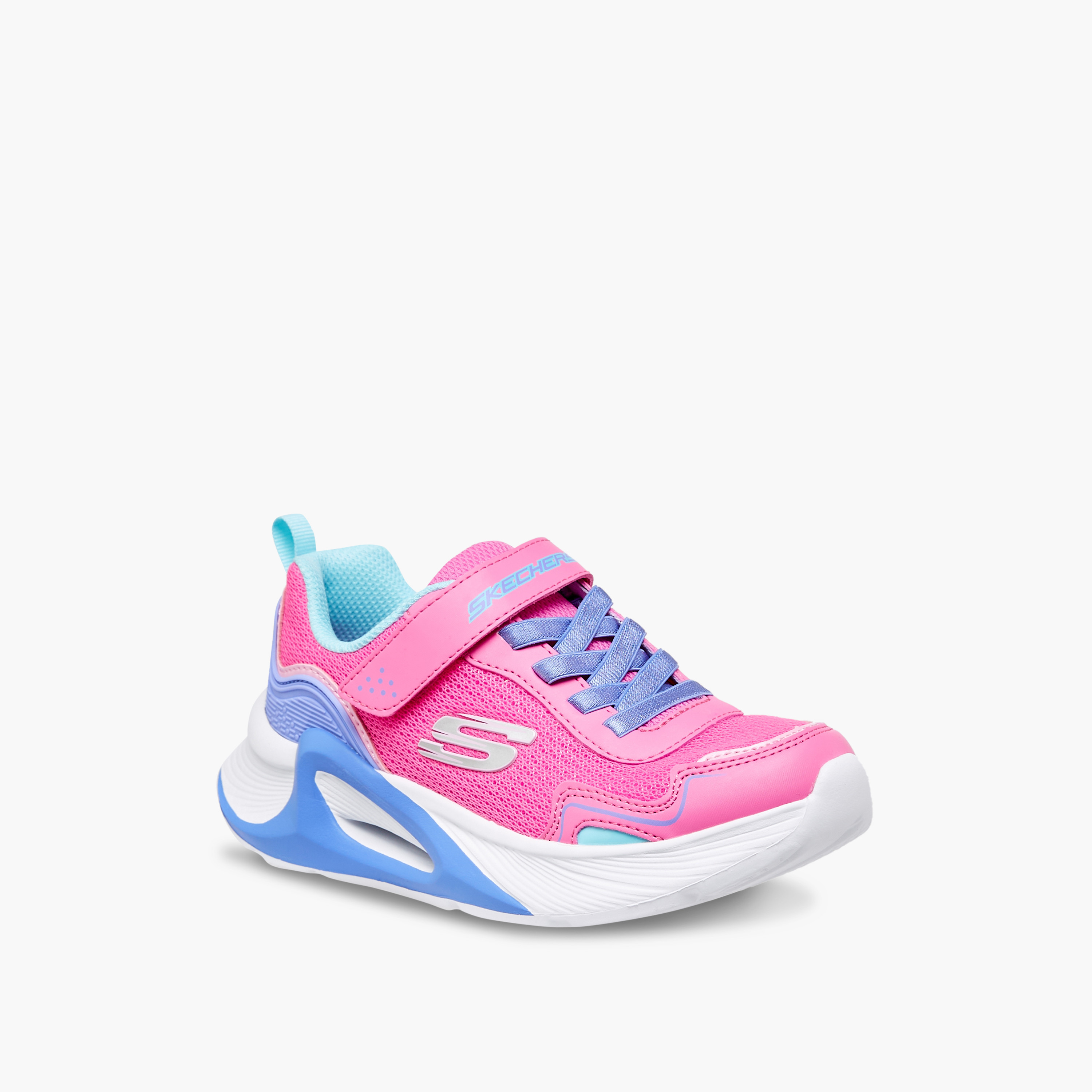 Skechers Girls TIDE TECH Hook & Loop Sneakers 303894L | OE-girls-shoes-sneakers-image-2