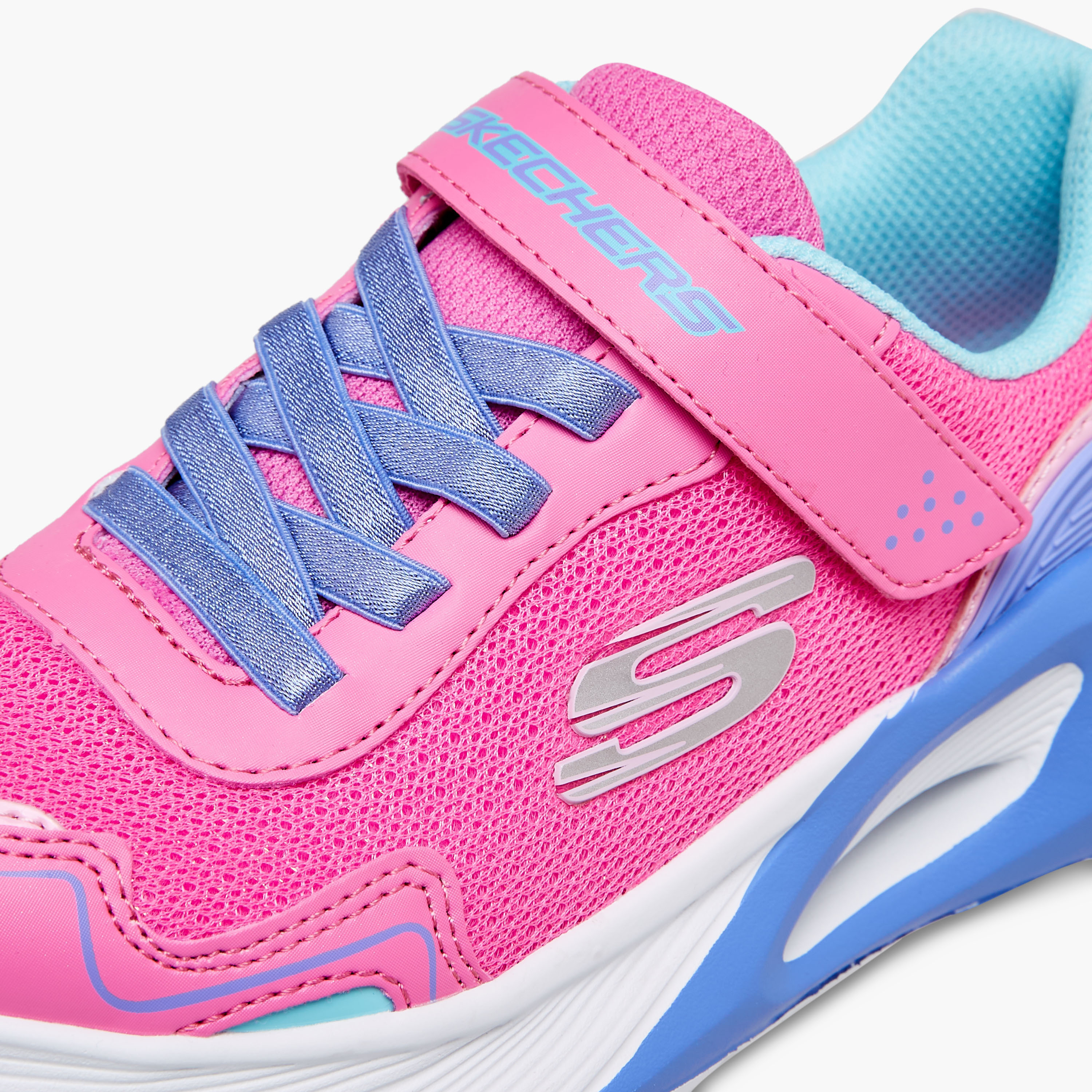 Skechers Girls TIDE TECH Hook & Loop Sneakers 303894L | OE-girls-shoes-sneakers-image-4
