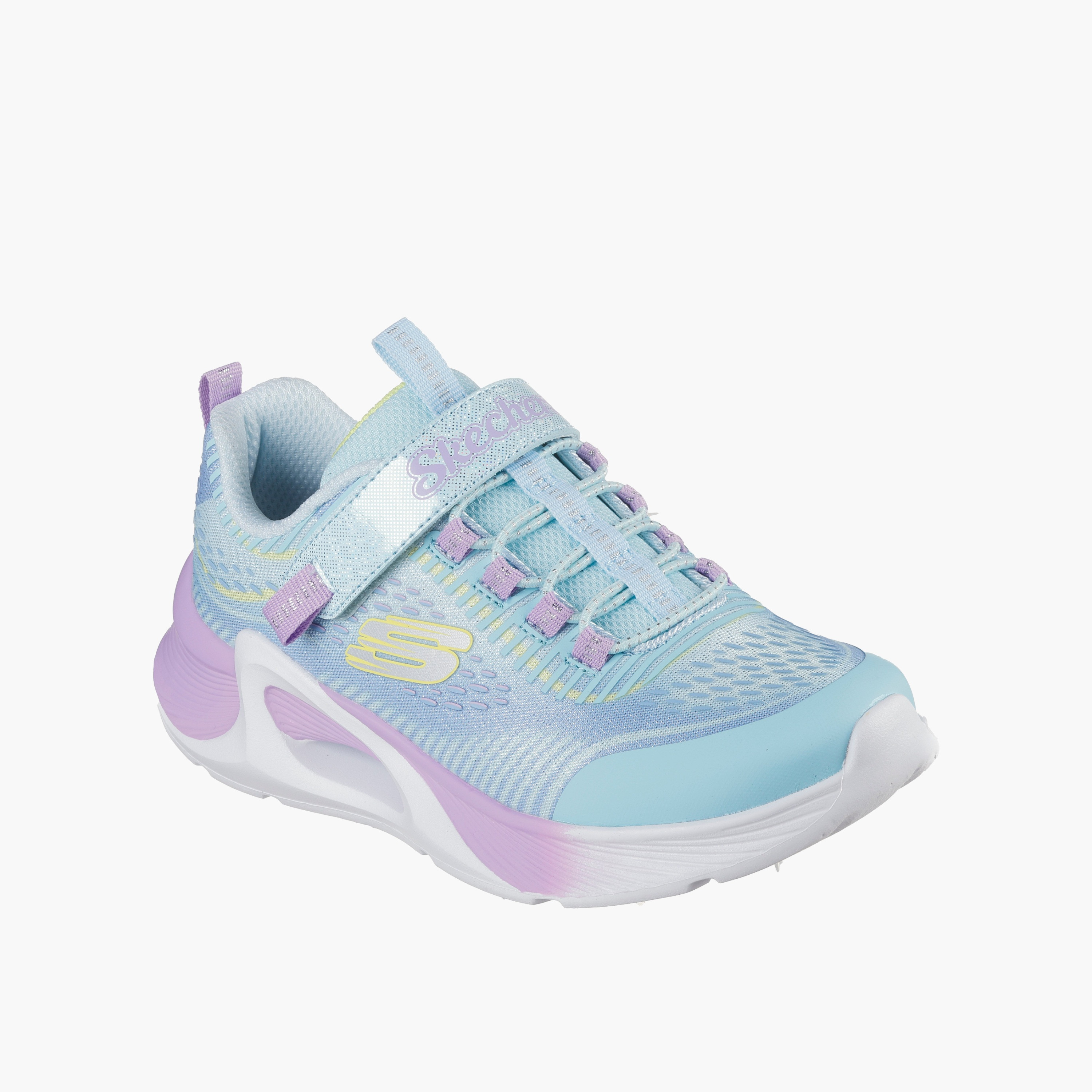 Skechers Girls Hook & Loop Sports Shoes-girls-shoes-sneakers-image-4