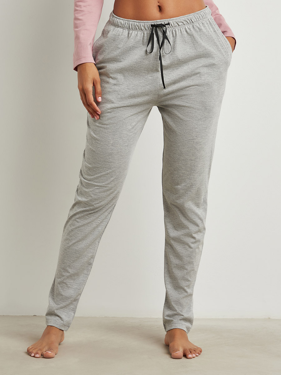مجموعة من تيشيرت مطبوع وبنطلون بيجاما من ستايلي-women-clothing-nightwear-pyjamas-bottoms-image-4