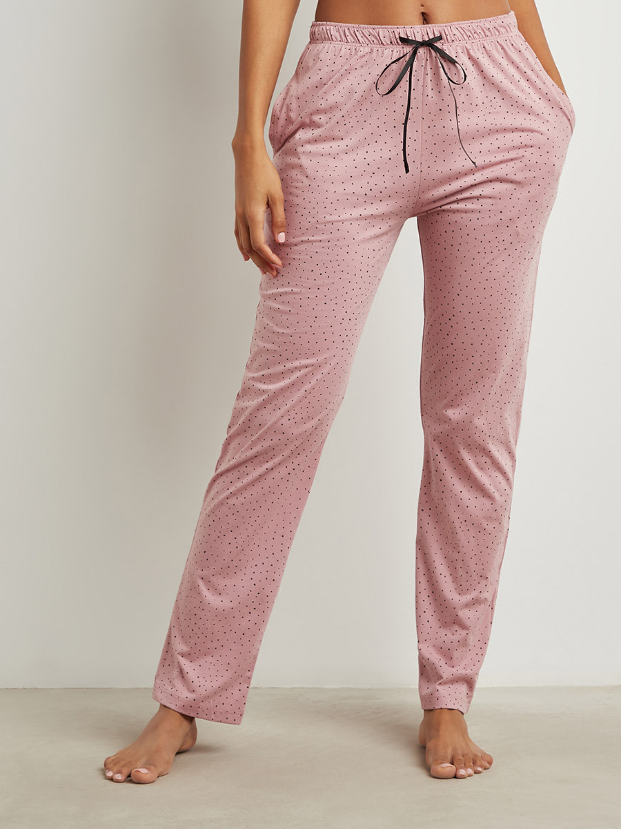 مجموعة من تيشيرت مطبوع وبنطلون بيجاما من ستايلي-women-clothing-nightwear-pyjamas-bottoms-image-3