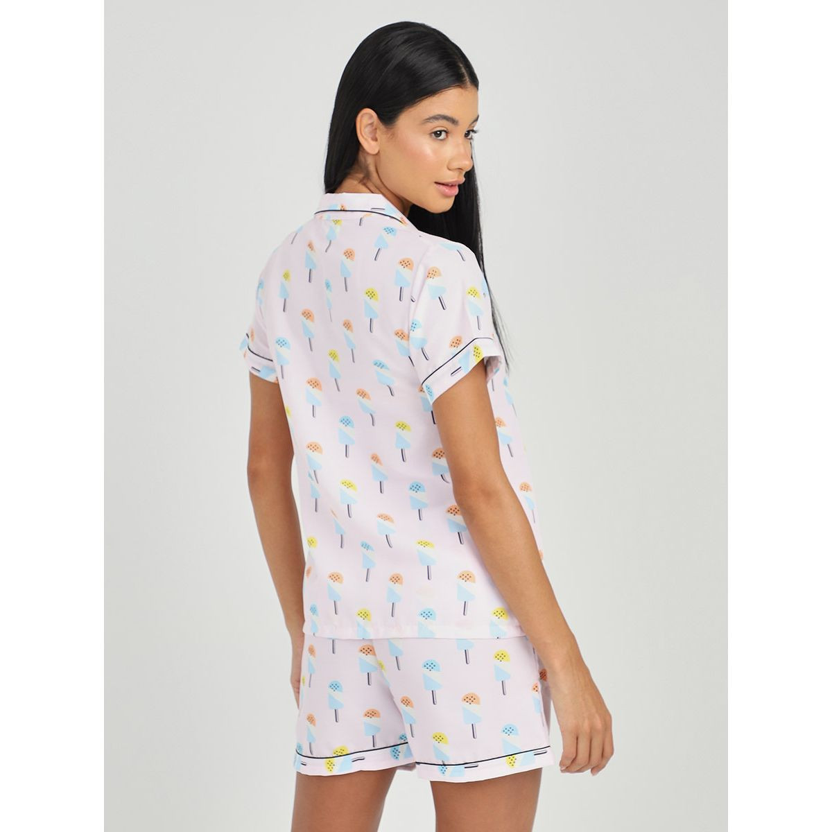 Styli POPSICLE BUTTON THROUGH SHORT SET-women-clothing-nightwear-pyjamas-longsets-image-4