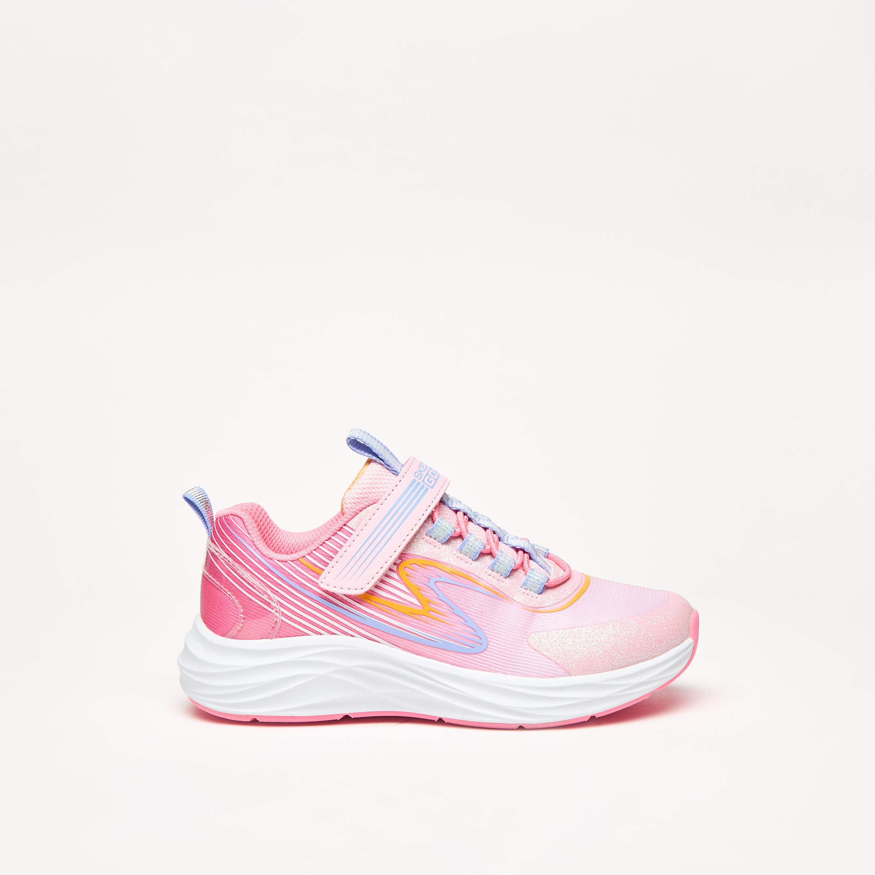 Skechers Girls GO-RUN ACCELERATE Hook & Loop Running Shoes-girls-shoes-sports-image-4