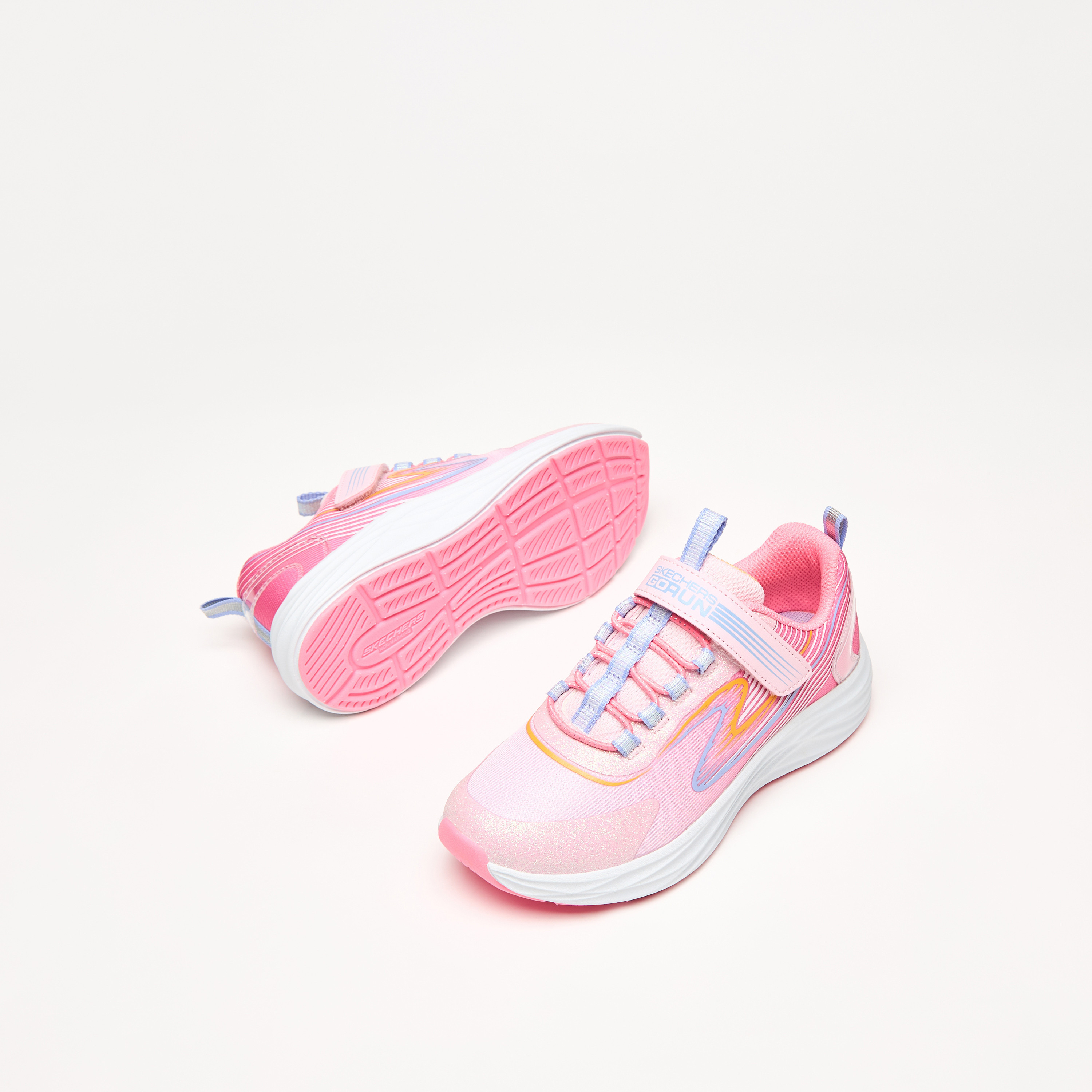 Skechers Girls GO-RUN ACCELERATE Hook & Loop Running Shoes-girls-shoes-sports-image-6