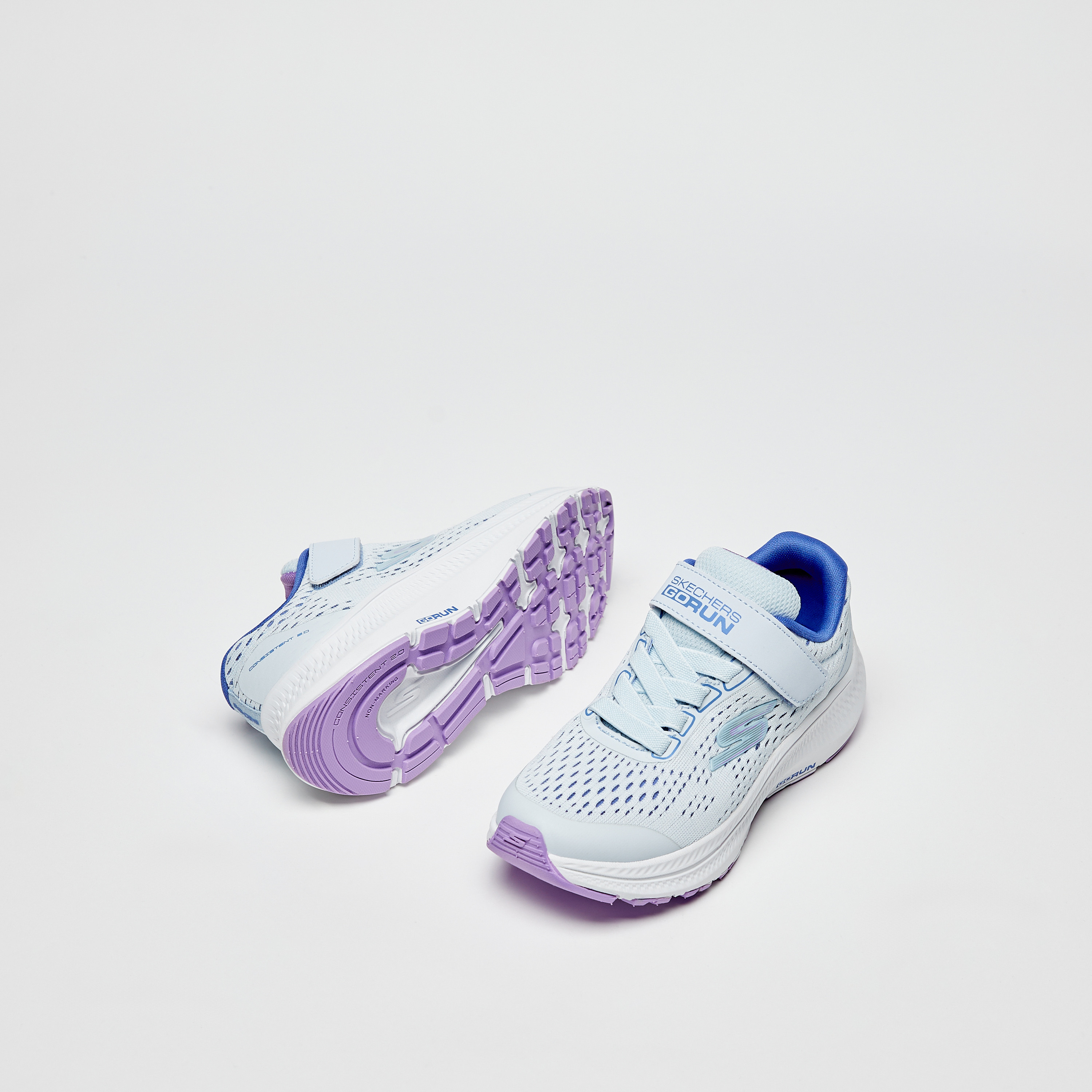 حذاء جري جو رن كونسيستنت 2.0 بشريط لاصق للبنات من سكتشرز-girls-shoes-sports-image-6
