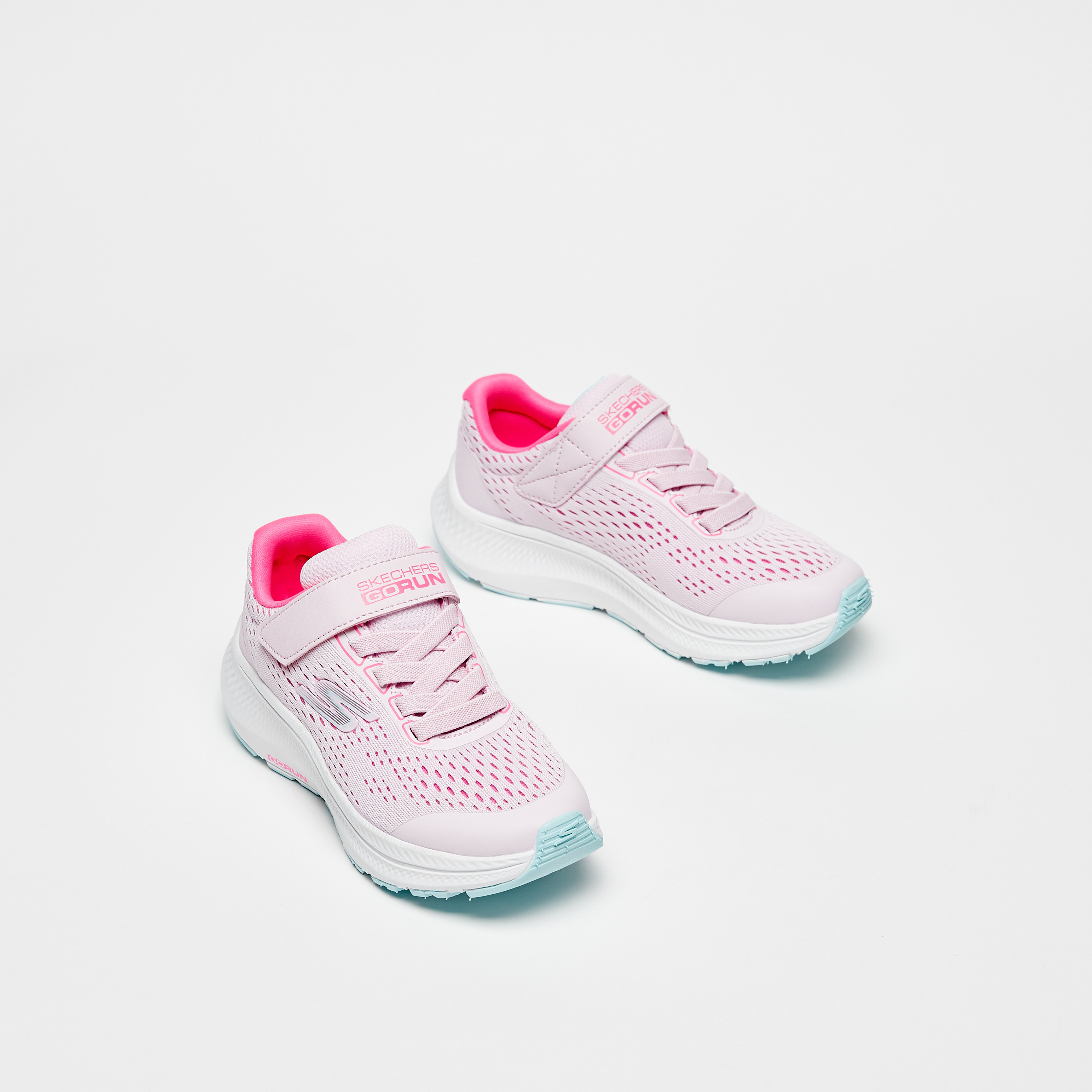 Skechers Girls GO RUN CONSISTENT 2.0 Hook & Loop Running Shoes-girls-shoes-sports-image-1