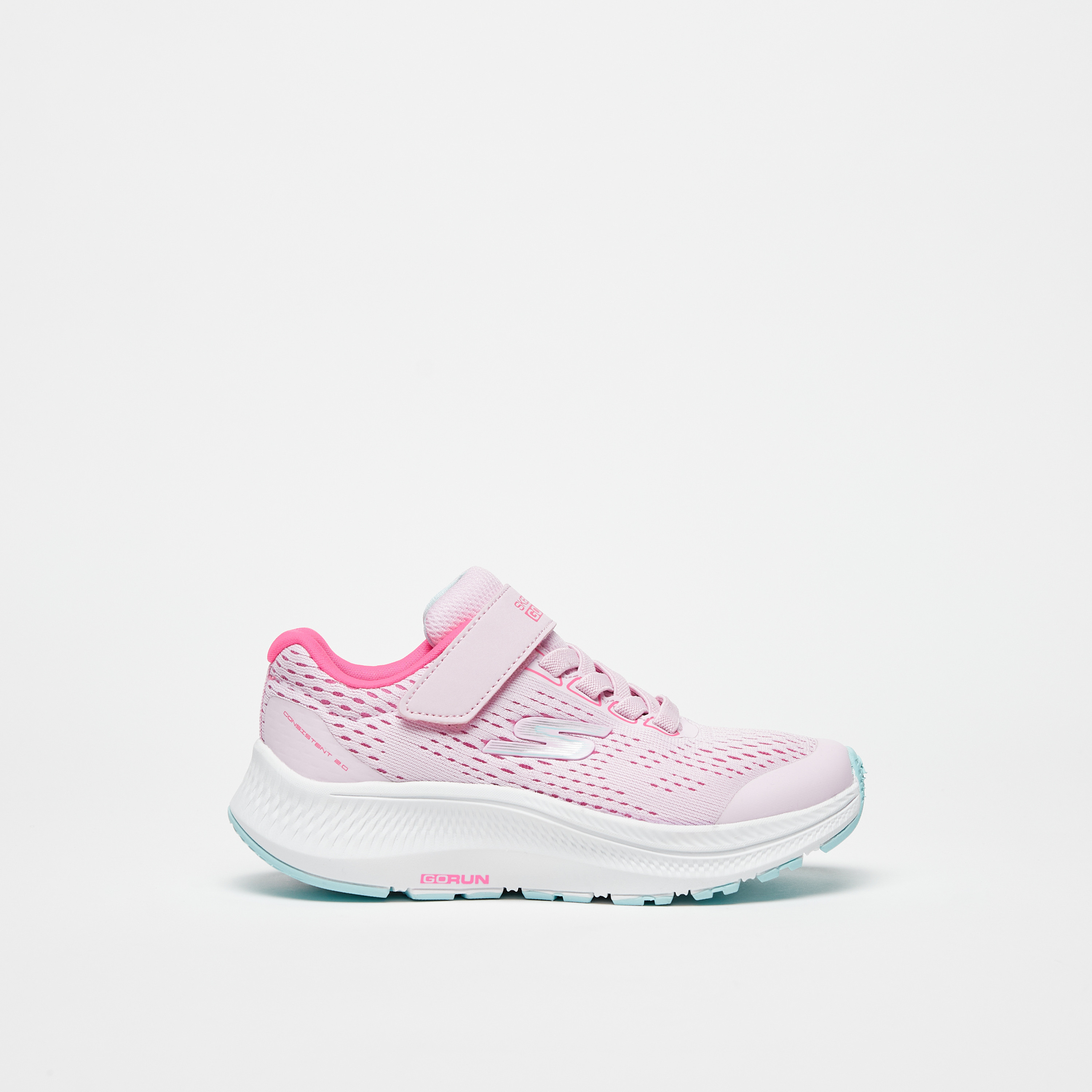 Skechers Girls GO RUN CONSISTENT 2.0 Hook & Loop Running Shoes-girls-shoes-sports-image-4