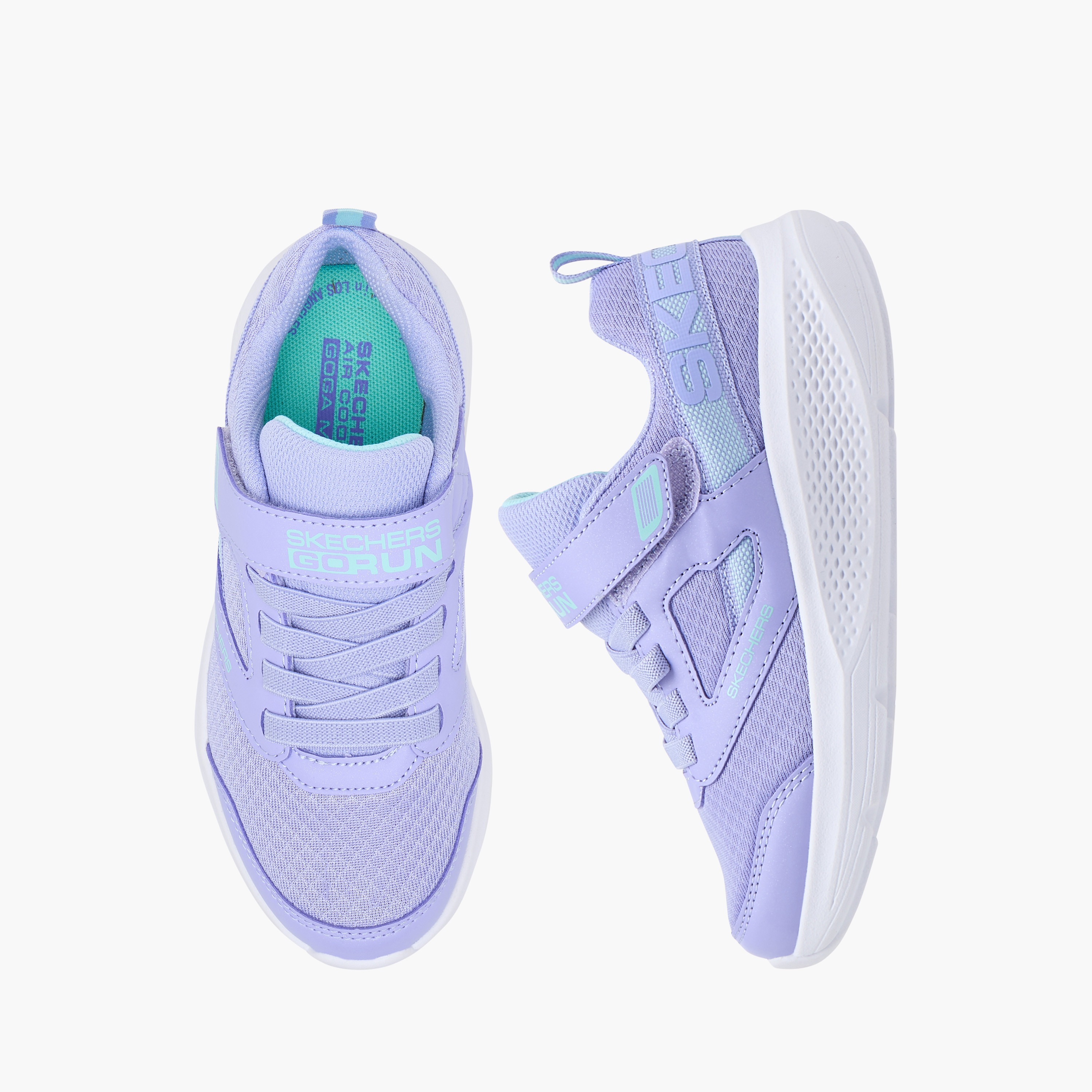 Skechers Girls Go Run Elevate Lace-Up Running Shoes-girls-shoes-sneakers-image-1
