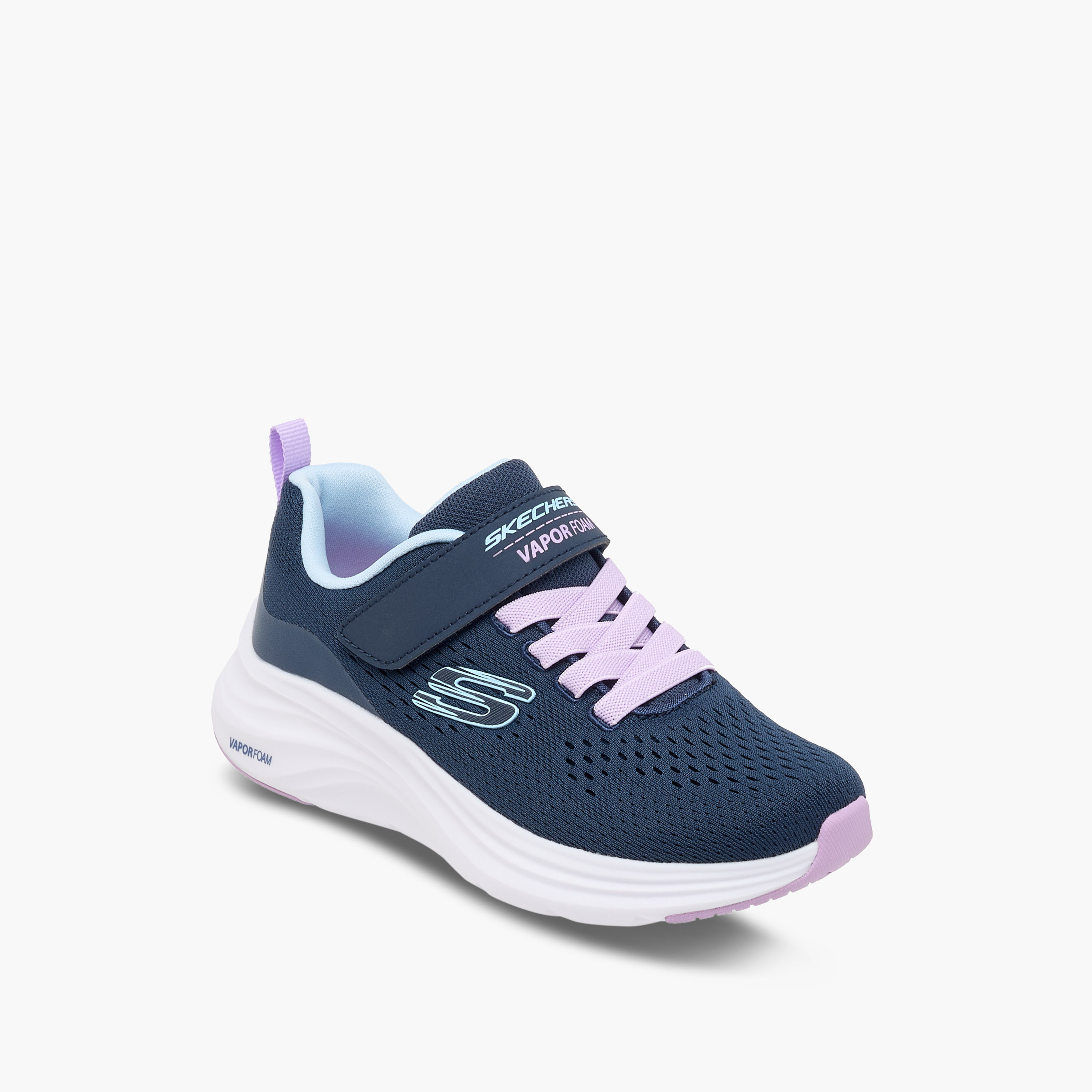 Skechers Girls VAPOR FOAM Hook & Loop Sneakers 303940L | OE-girls-shoes-sneakers-image-17