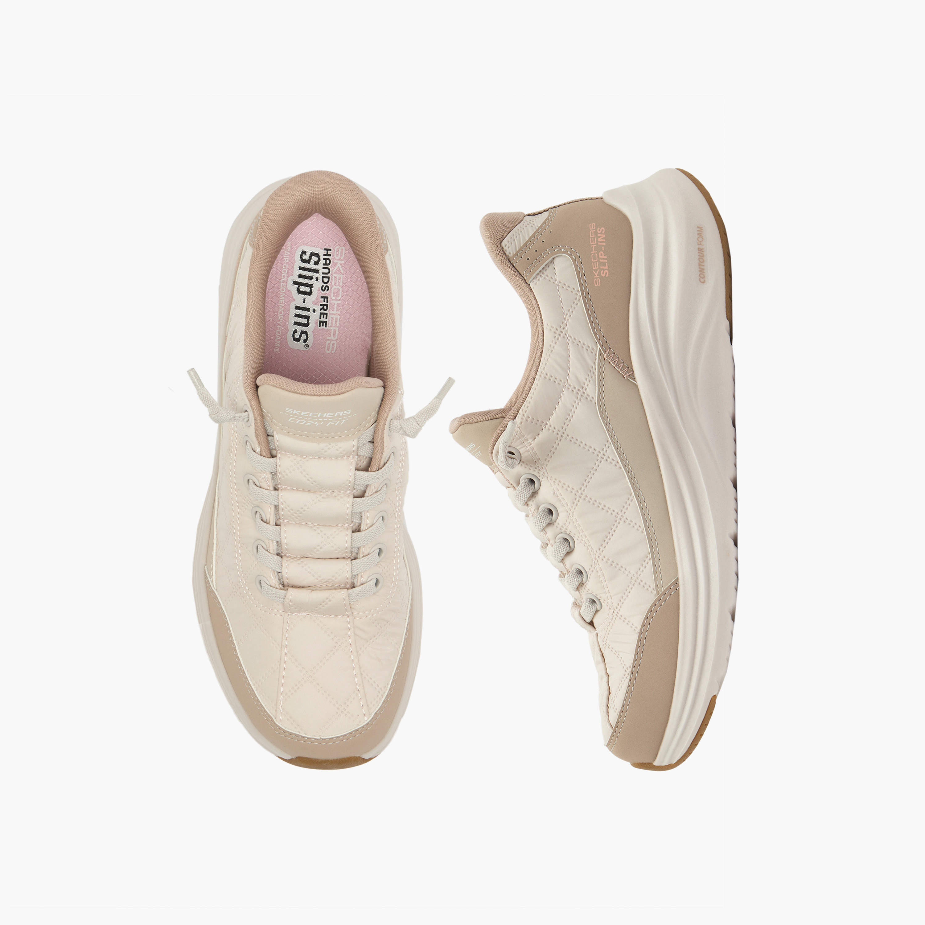 حذاء سنيكرز كونتور فوم سهل الارتداء للبنات من سكيتشرز-girls-shoes-sneakers-image-1