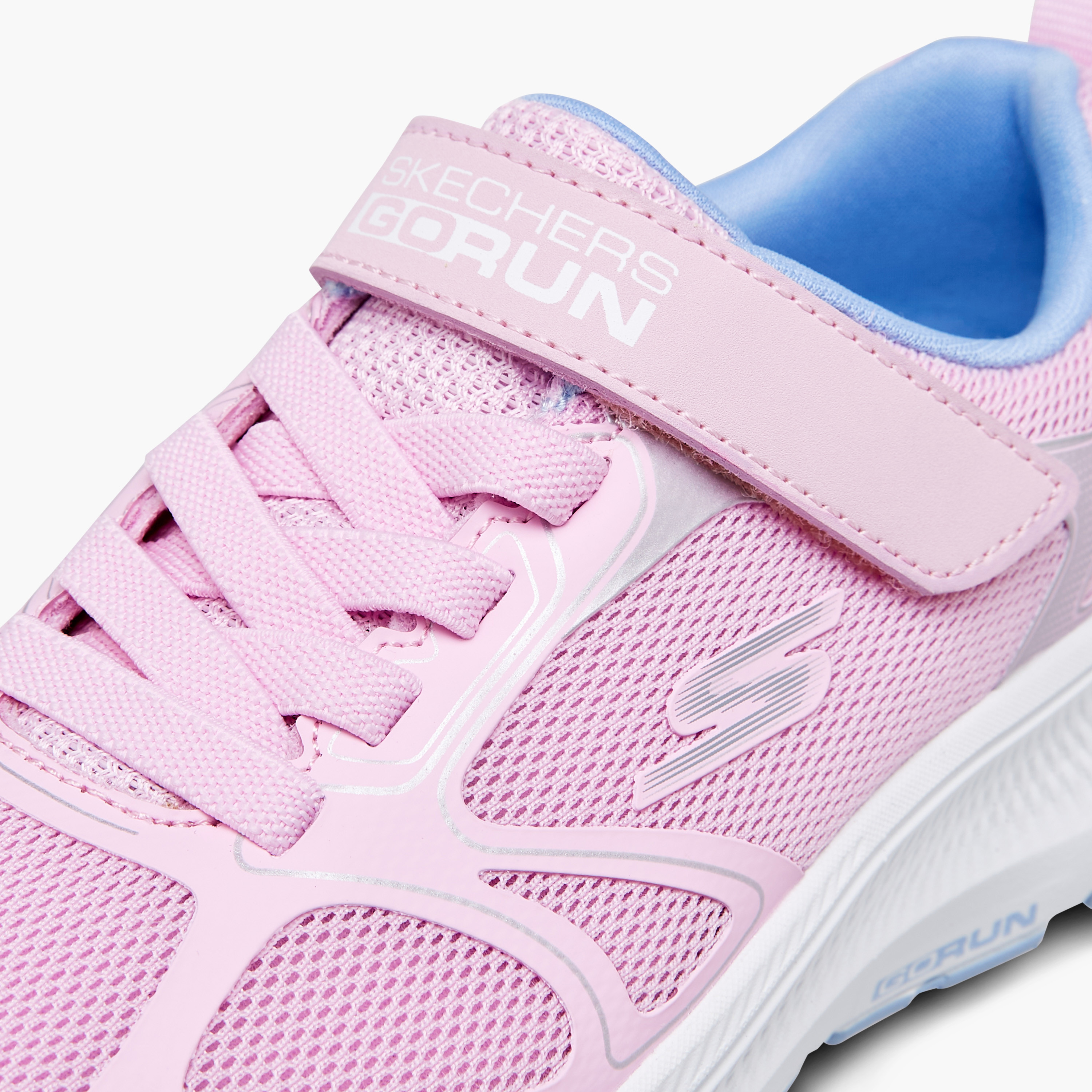 Skechers Girls Go Run Consistent 2.0 Hook & Loop Running Shoes-girls-shoes-sports-image-4
