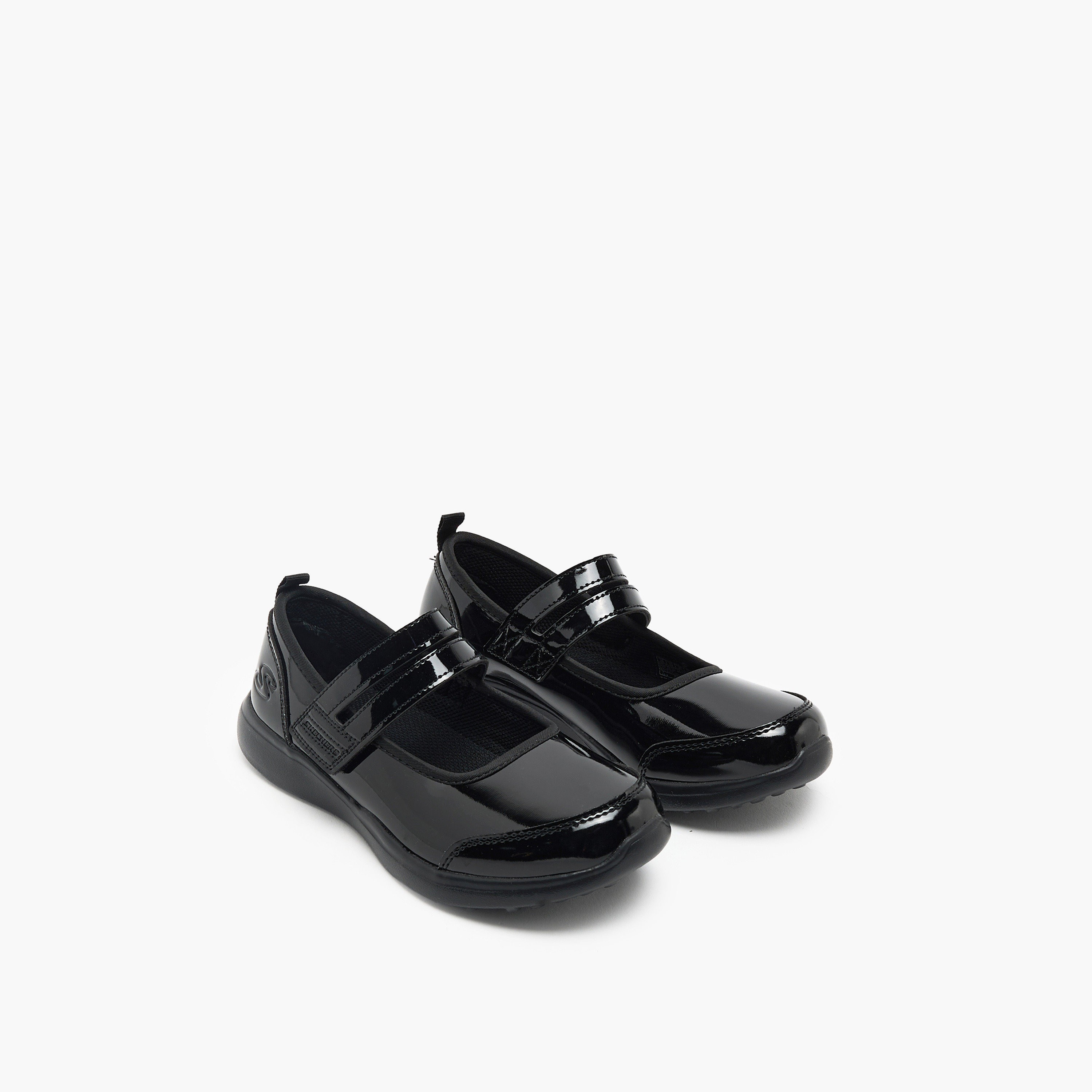 Skechers Girls Microstrides Mary Janes 303992L | OE-girls-shoes-schoolshoes-image-1