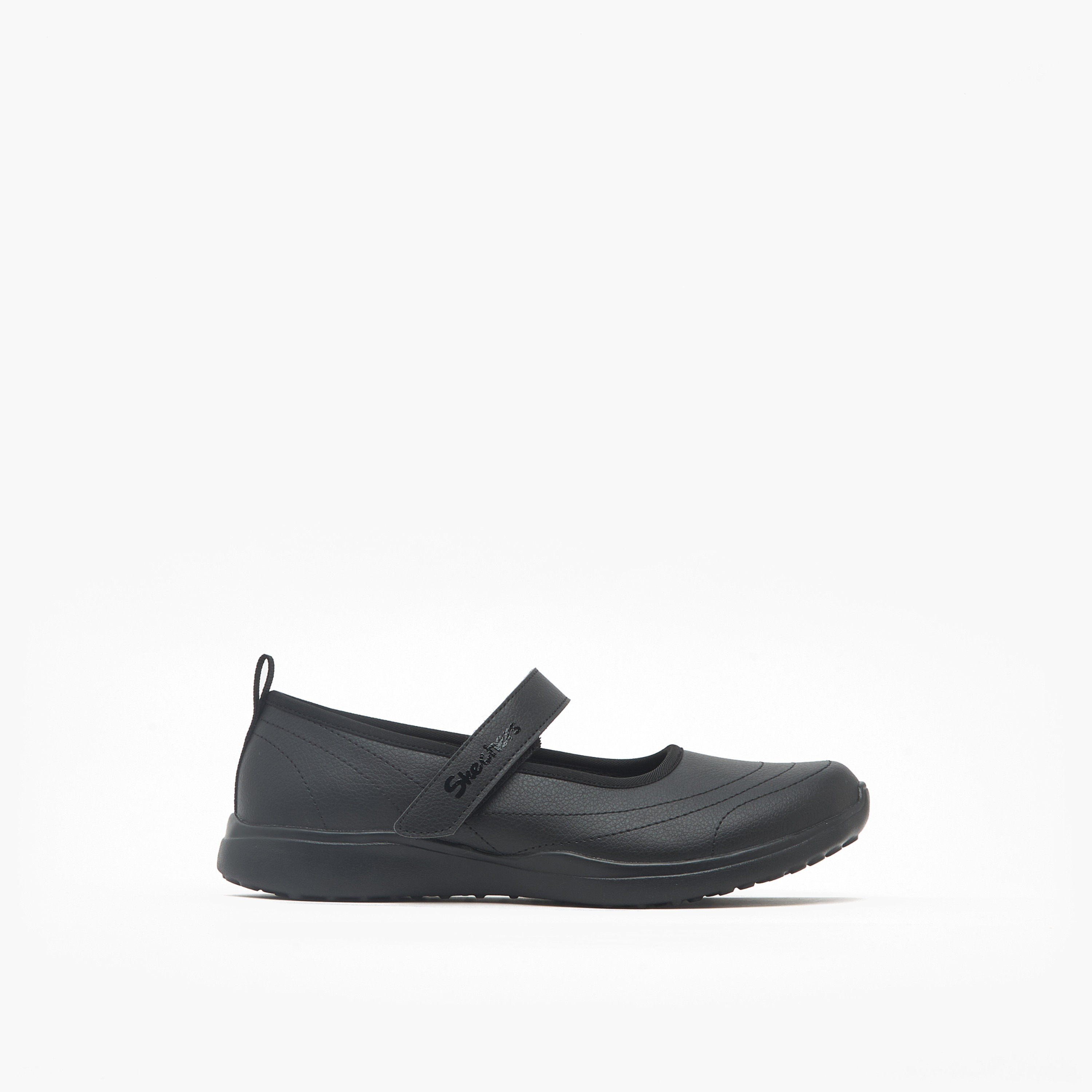 Skechers Girls Microstrides Hook & Loop Mary Jane School Shoes-girls-shoes-maryjanes-image-3