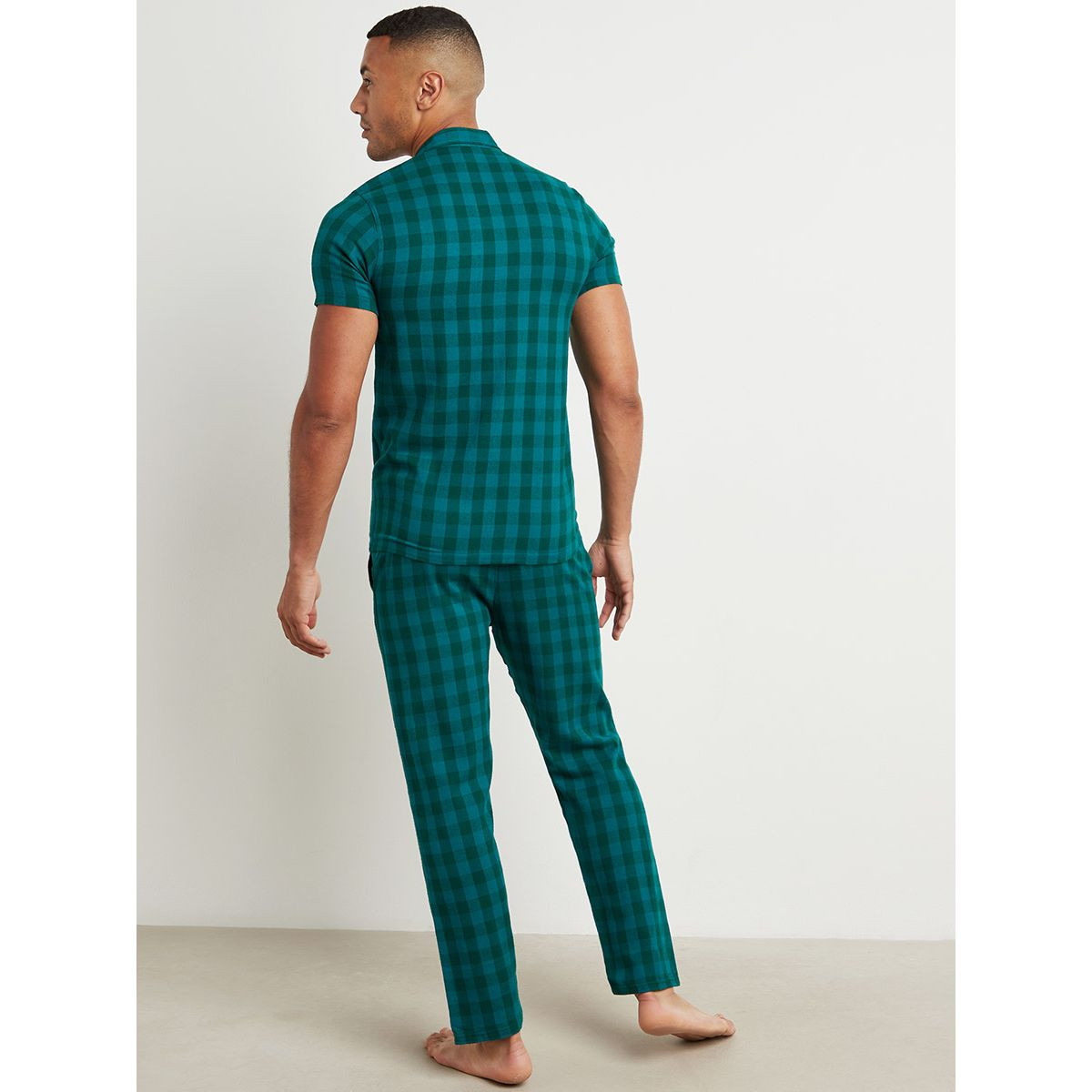 طقم بيجاما (قميص + بنطال) من ستايلي-men-clothing-nightwear-sets-image-3