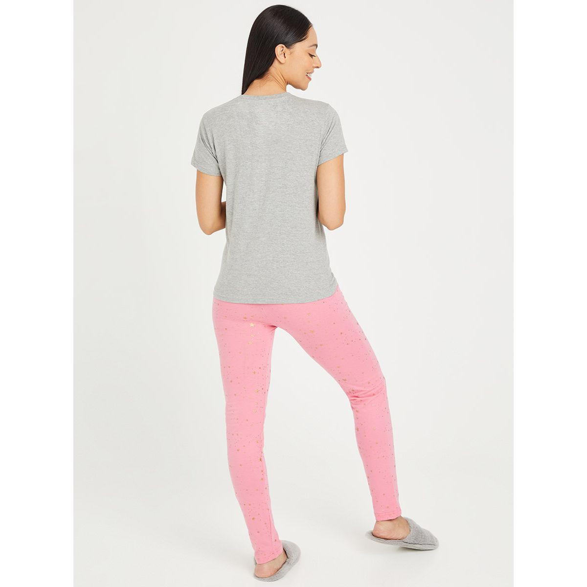 طقم بيجاما من ( تيشيرت + شورت ) من ستايلي-women-clothing-nightwear-pyjamas-longsets-image-5